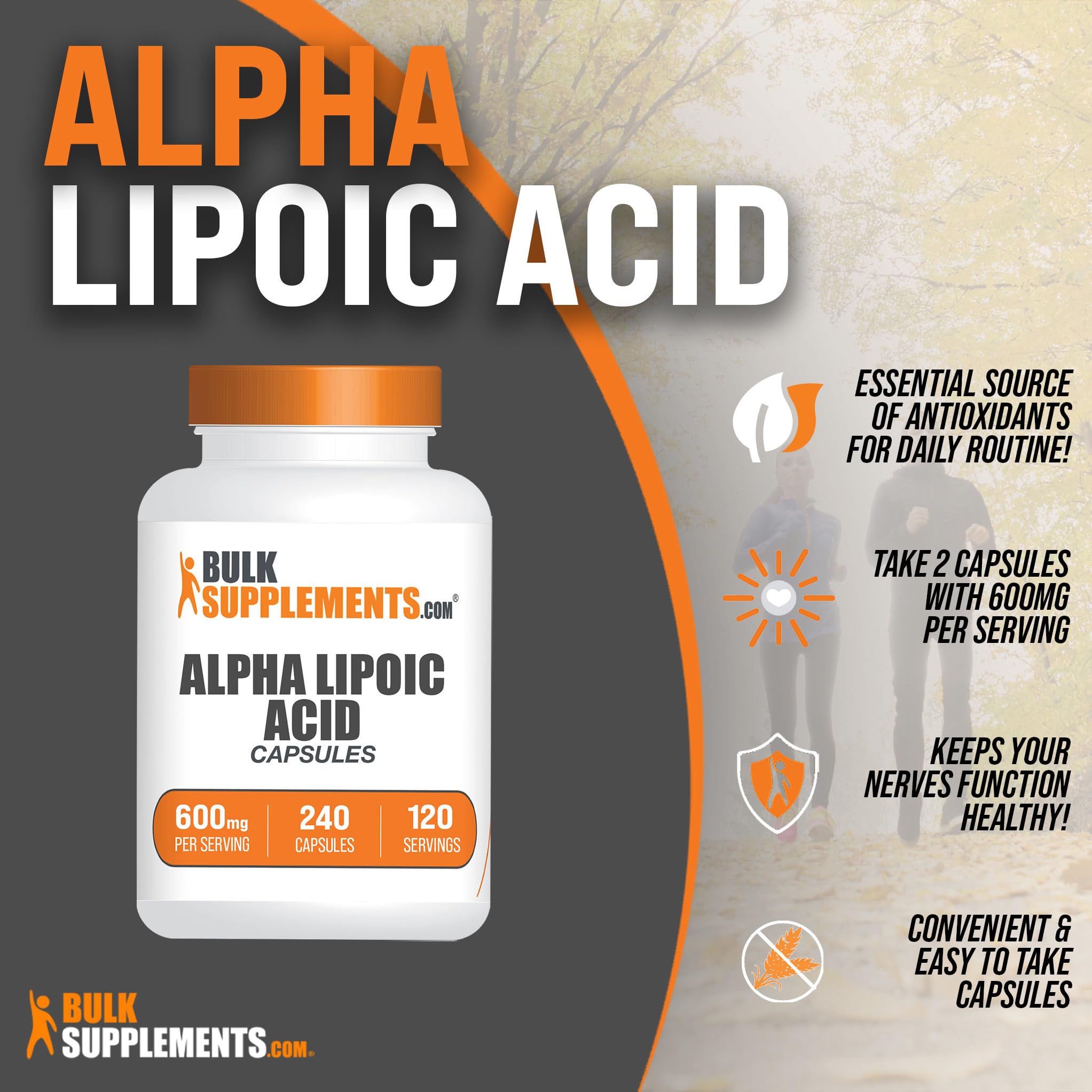 BULKSUPPLEMENTS.COM Alpha Lipoic Acid Capsules - ALA Supplement, Alpha Lipoic BULKSUPPLEMENTS.COMBuy Supplements Australia