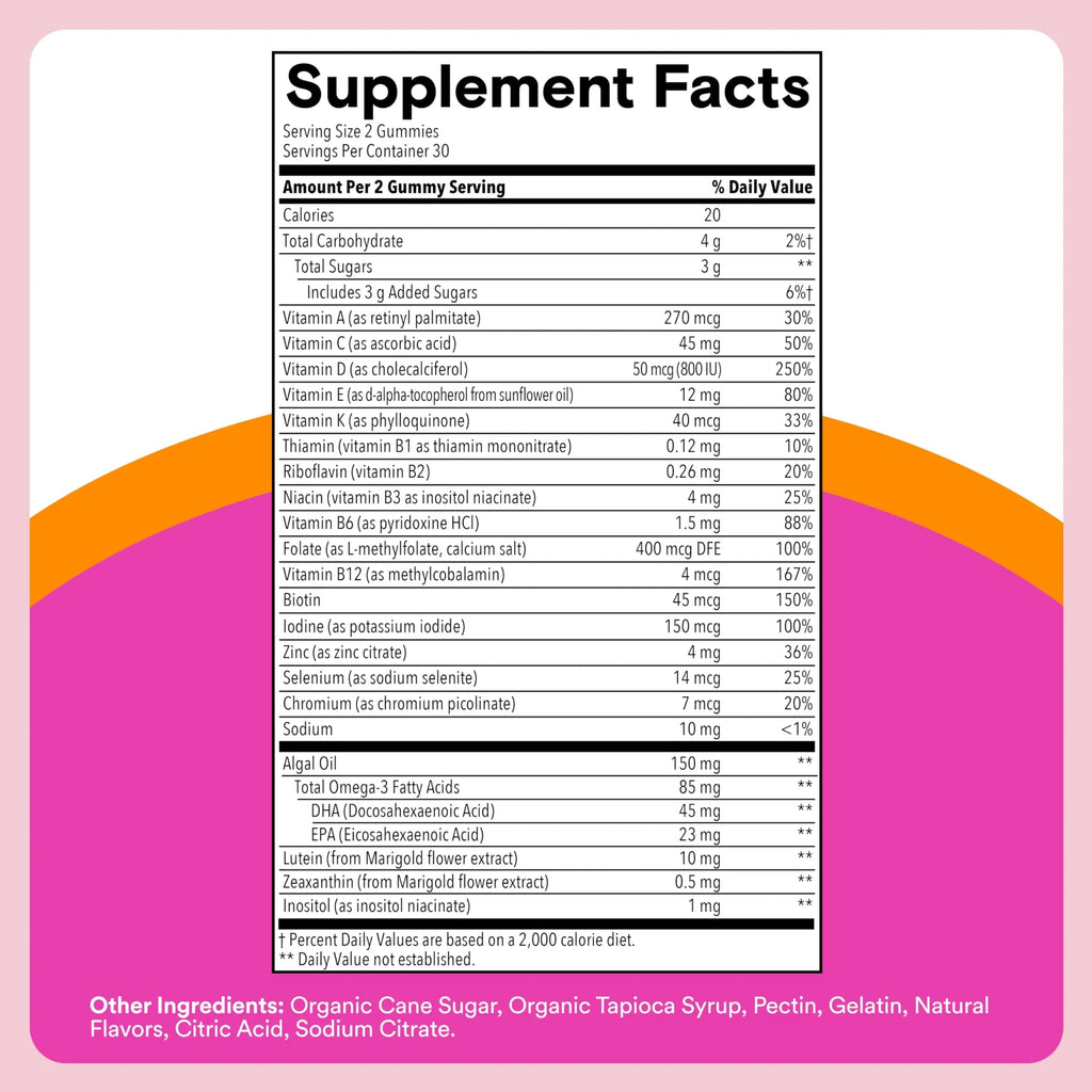 SmartyPants Mother & Daughter Daily Nutrition Bundle: Women’s + Teen Girl Multivitamin Gummies with Omega-3, Biotin, Vitamins D3, B12, A SmartyPantsBuy Supplements Australia