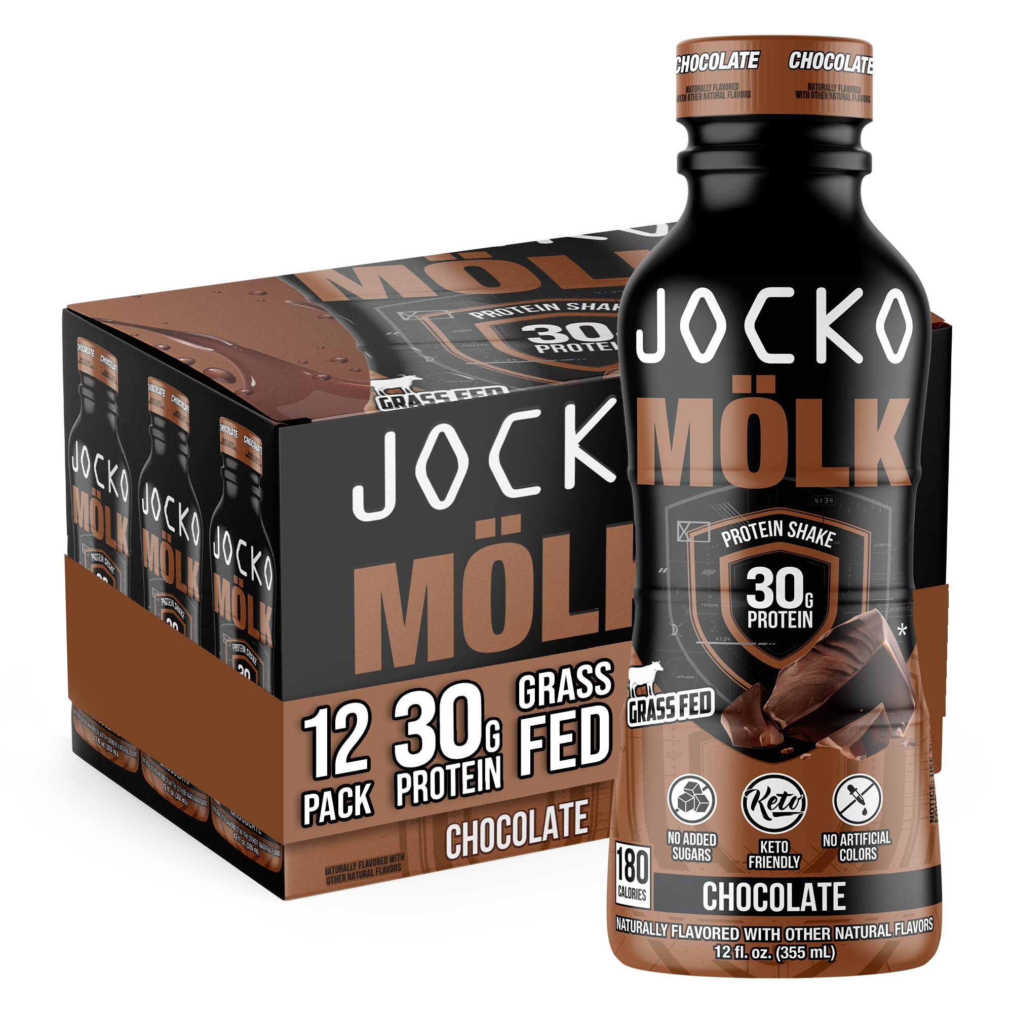 Jocko Fuel Protein Shake Bundle - Vanilla and Chocolate (24 Count) Jocko Fuel buy supplements Au
