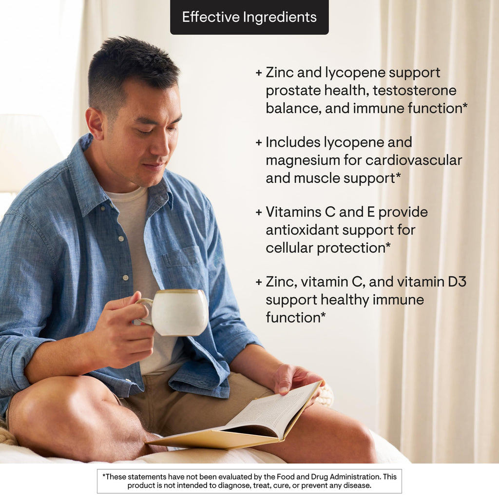 THORNE - Men's Multi 50+ - Comprehensive Daily Multivitamin with Vitamins A, B6, B12, C, D, E, Zinc & More - Support Heart, Brain, Prostate, Muscle & Immune Health* - 180 Capsules THORNEBuy Supplements Australia