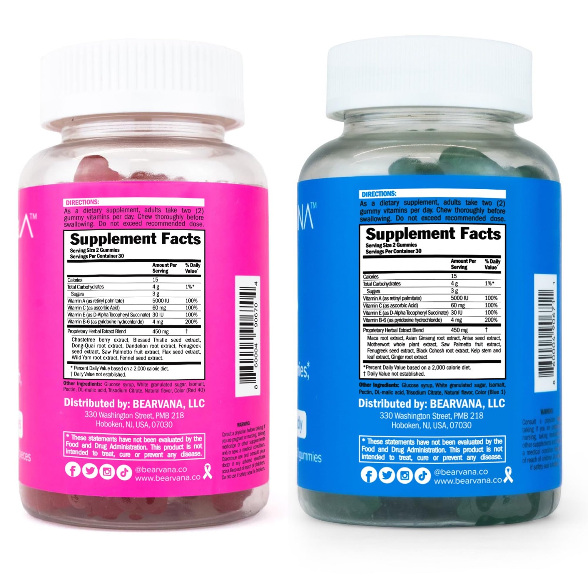 BEARVANA Gummies Combo Pack - Chest and Bum Gummies - Workout Aid - Women’s BEARVANABuy Supplements Australia