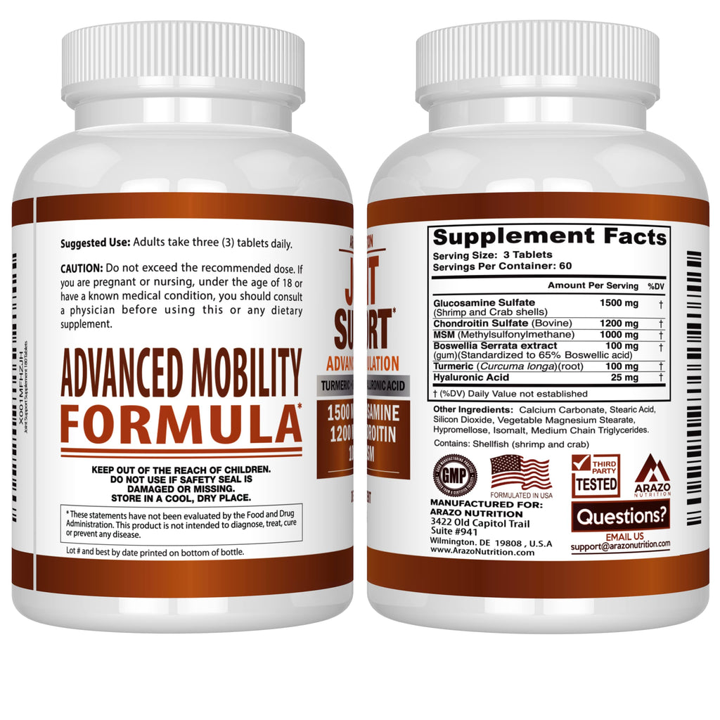 Glucosamine Chondroitin Turmeric Msm Boswellia - Joint Support Supplement for Relief My StoreBuy Supplements Australia