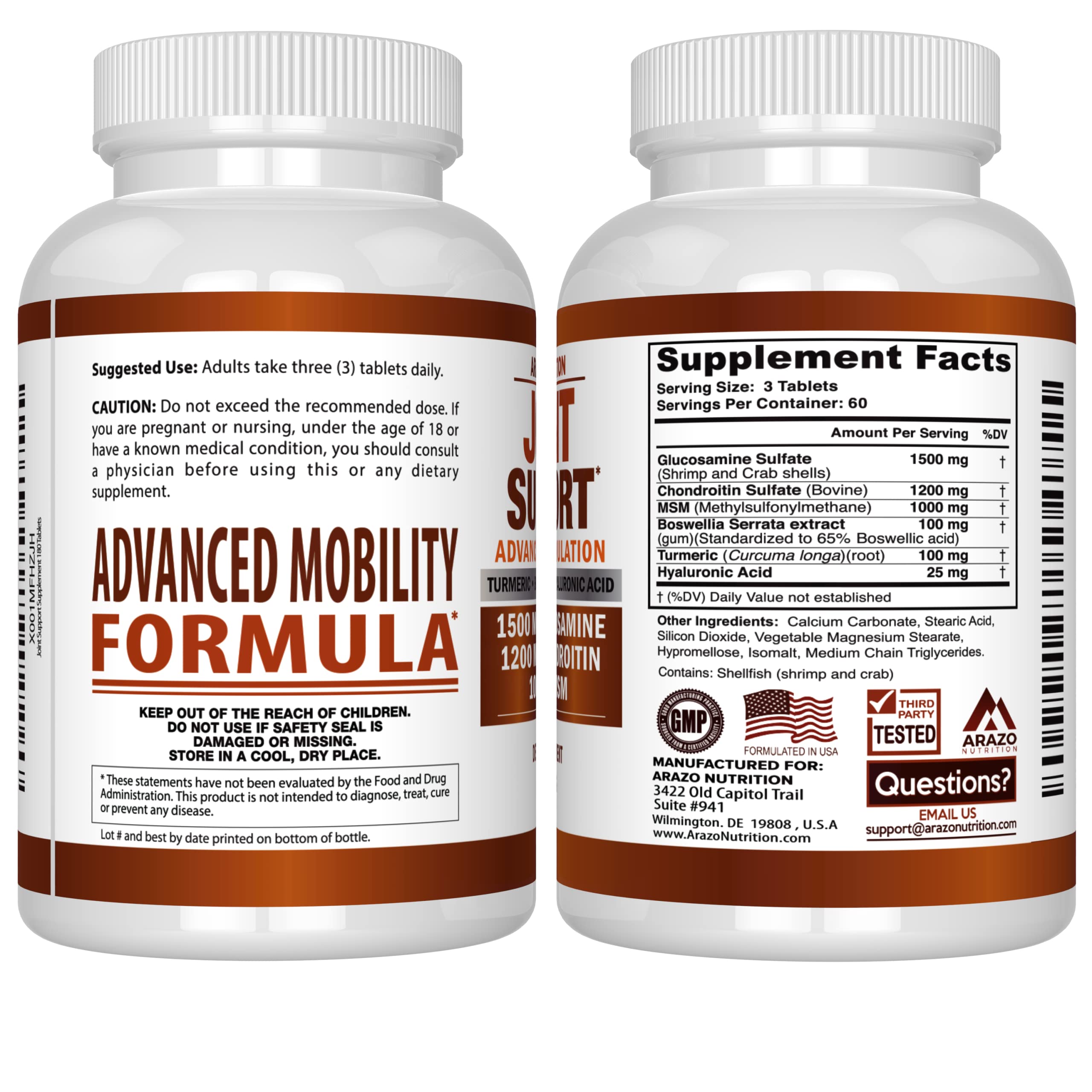 Glucosamine Chondroitin Turmeric Msm Boswellia - Joint Support Supplement for Relief My StoreBuy Supplements Australia