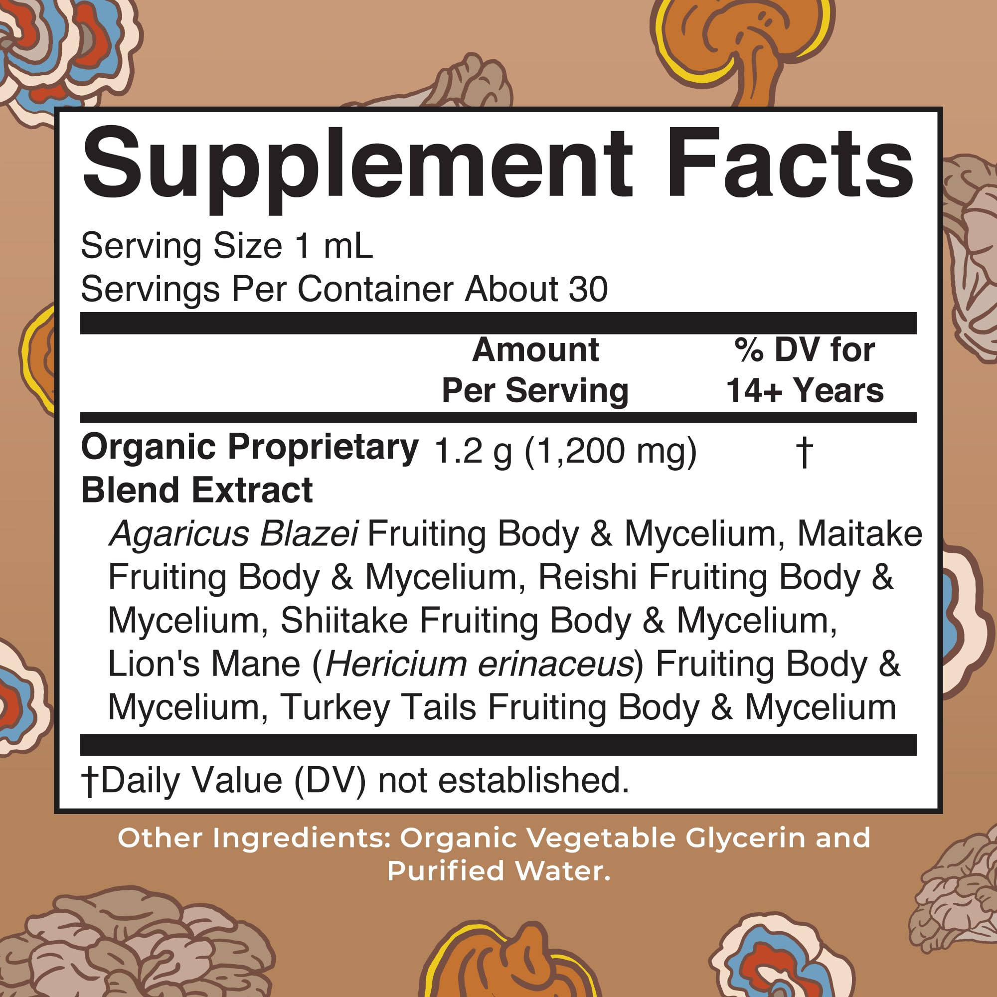 MaryRuth's Mushroom Complex | Lion's Mane | Turkey Tail | Reishi Mushroom | Shiitake Mushrooms | Alcohol Free | Mushroom Blend | Organic | Non-GMO | Vegan | 30 Servings MARYRUTH'SBuy Supplements Australia