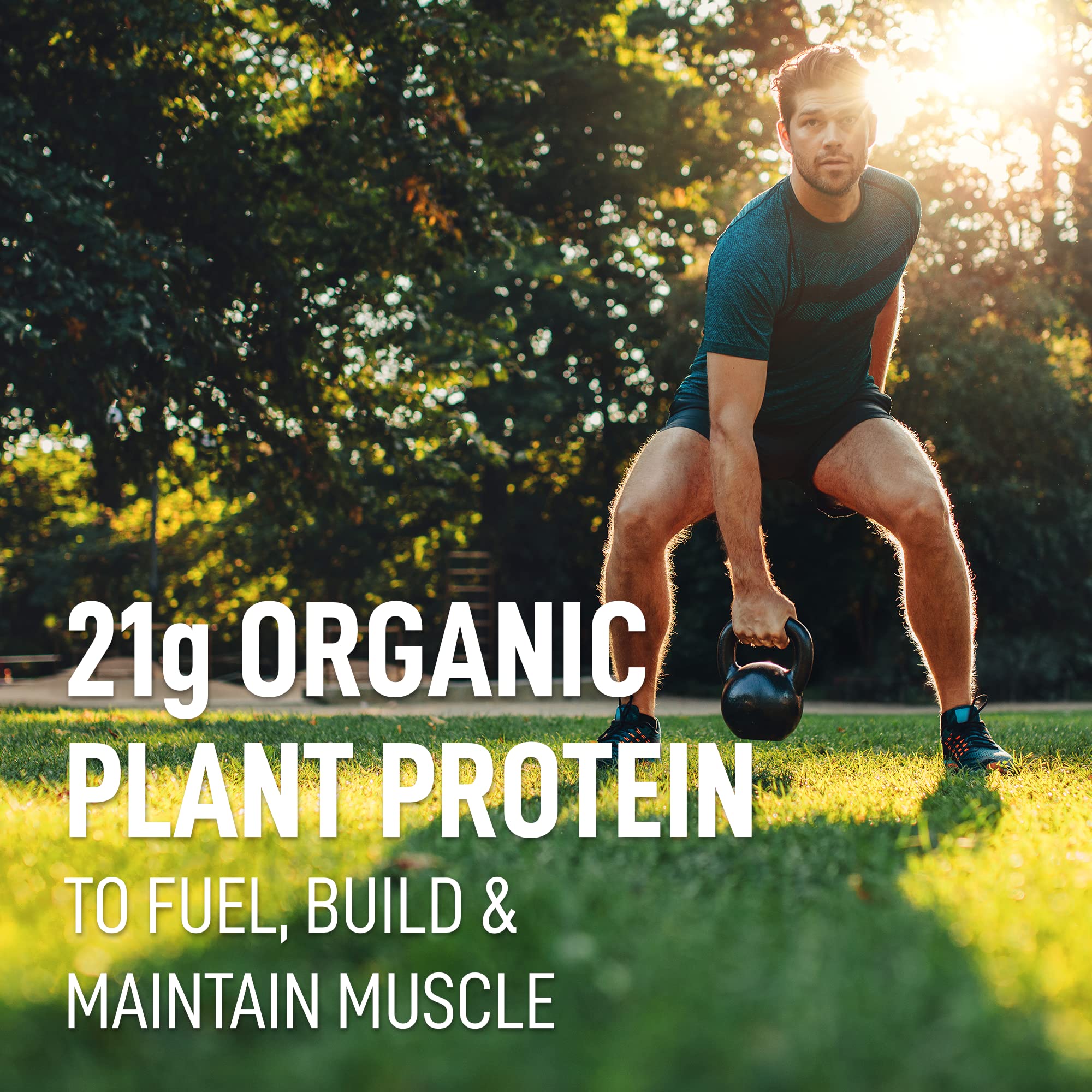 LeanFit Organic Plant-Based Protein, Natural Vanilla Flavor, 21g Vegan Protein, 19 Servings LeanFitBuy Supplements Australia