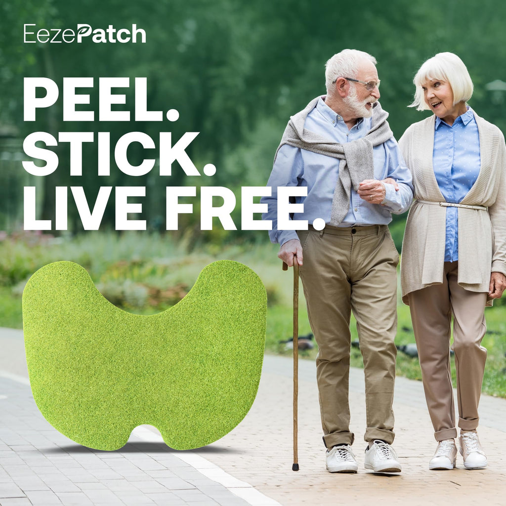EezePatch® Herbal Knee Relief Patches (10 Count) – Natural Joint Support for Knee Discomfort, Mobility & Flexibility – Herbal Extracts for Soothing Relief – Easy-to-Apply Patches EezePatch buy supplements Au