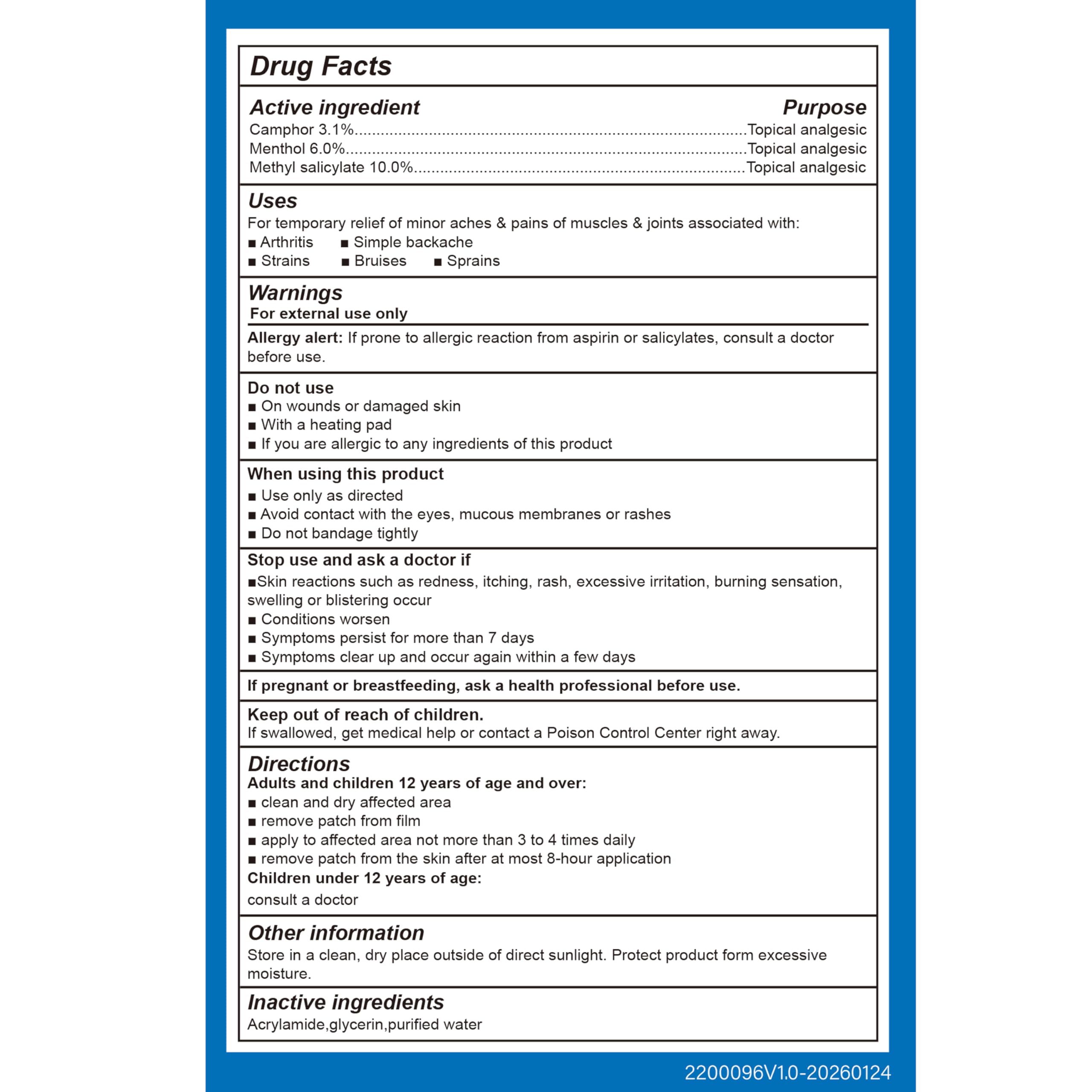 Teemofe Reusable Pain Patch, for Sore Muscle Relief - Pain Relief Patches for Back, Foot, Knee, Neck & More, Easy Adhesive Application, Fast Acting - Includes 1 Patch, 3 Adhesives&1 Carry Case-0327-1 TeemofeBuy Supplements Australia