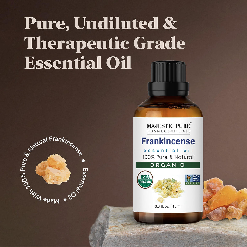 Majestic Pure USDA Organic Frankincense 0.33 fl oz MAJESTIC PUREBuy Supplements Australia