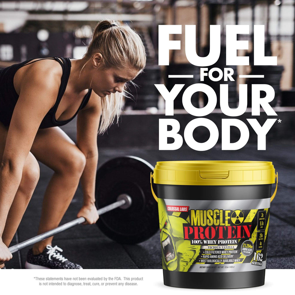 COLOSSAL LABS Muscle Protein Whey Powder [12 lbs/Pack of 1]–Chocolate Protein COLOSSAL LABSBuy Supplements Australia