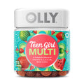 Olly Teen Girl Multi Gummy, Healthy Skin and Immune Support, 15 Essential Vitamins, Biotin, Zinc, Calcium, Chewable Multivitamin