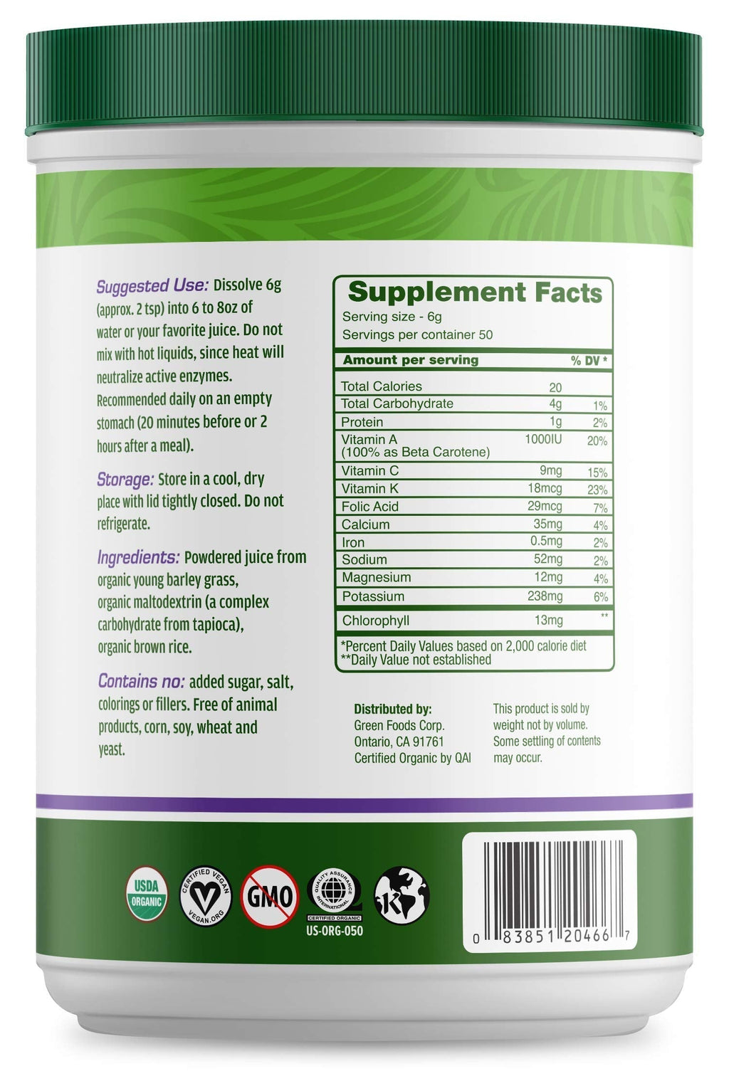 Green Foods Green Magma, 10.6 Ounce Green FoodsBuy Supplements Australia