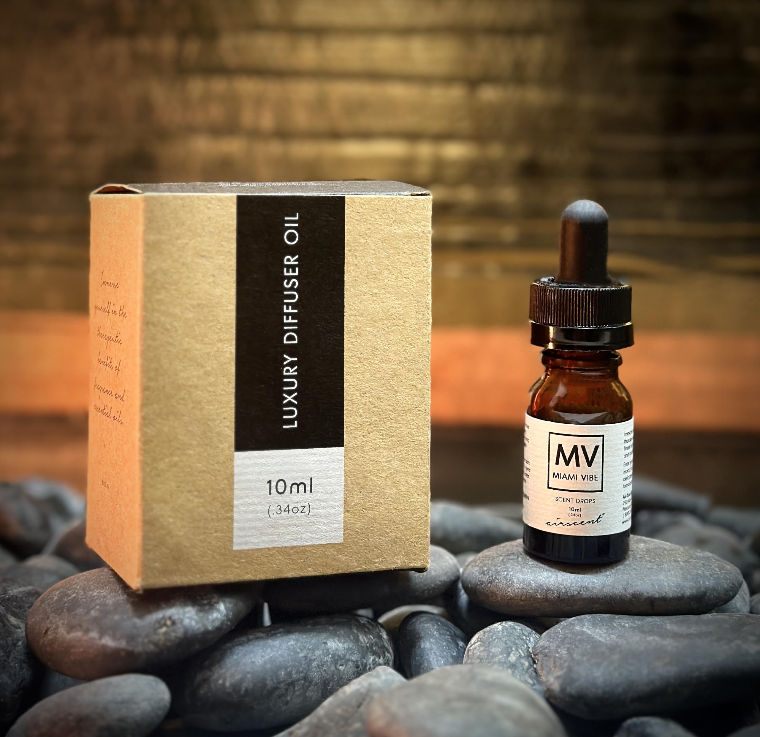 Miami Vibe Diffuser Oil - Air-Scent Fragrance for Aroma Oil Diffusers - 10 Milliliter (.34 fl oz) Bottle Air-ScentBuy Supplements Australia