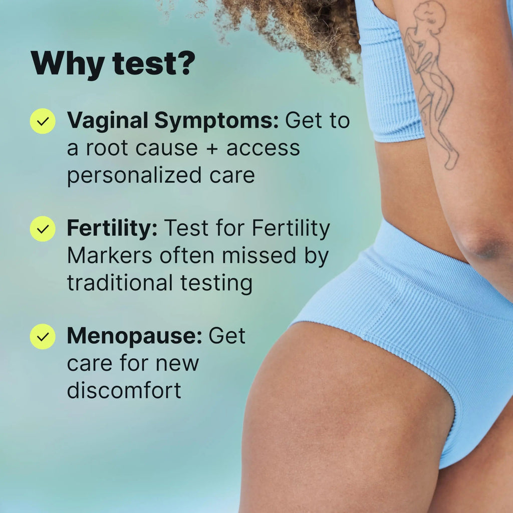 Evvy Vaginal Health Test | at-Home Microbiome Test for BV, Yeast Infection, Ureaplasma & More | Discreet Results in 7–10 Days | Clinician-Reviewed Report & Rx Options EvvyBuy Supplements Australia