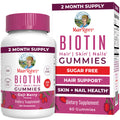 MaryRuth Organics Biotin Gummies | Sugar Free | Vegan | Non-GMO | 2,500 mcg Biotin Supplement | Hair Skin and Nails Vitamins | Hair Growth Vitamins | Hair Growth Supplement | 60 Count MARYRUTH'SBuy Supplements Australia