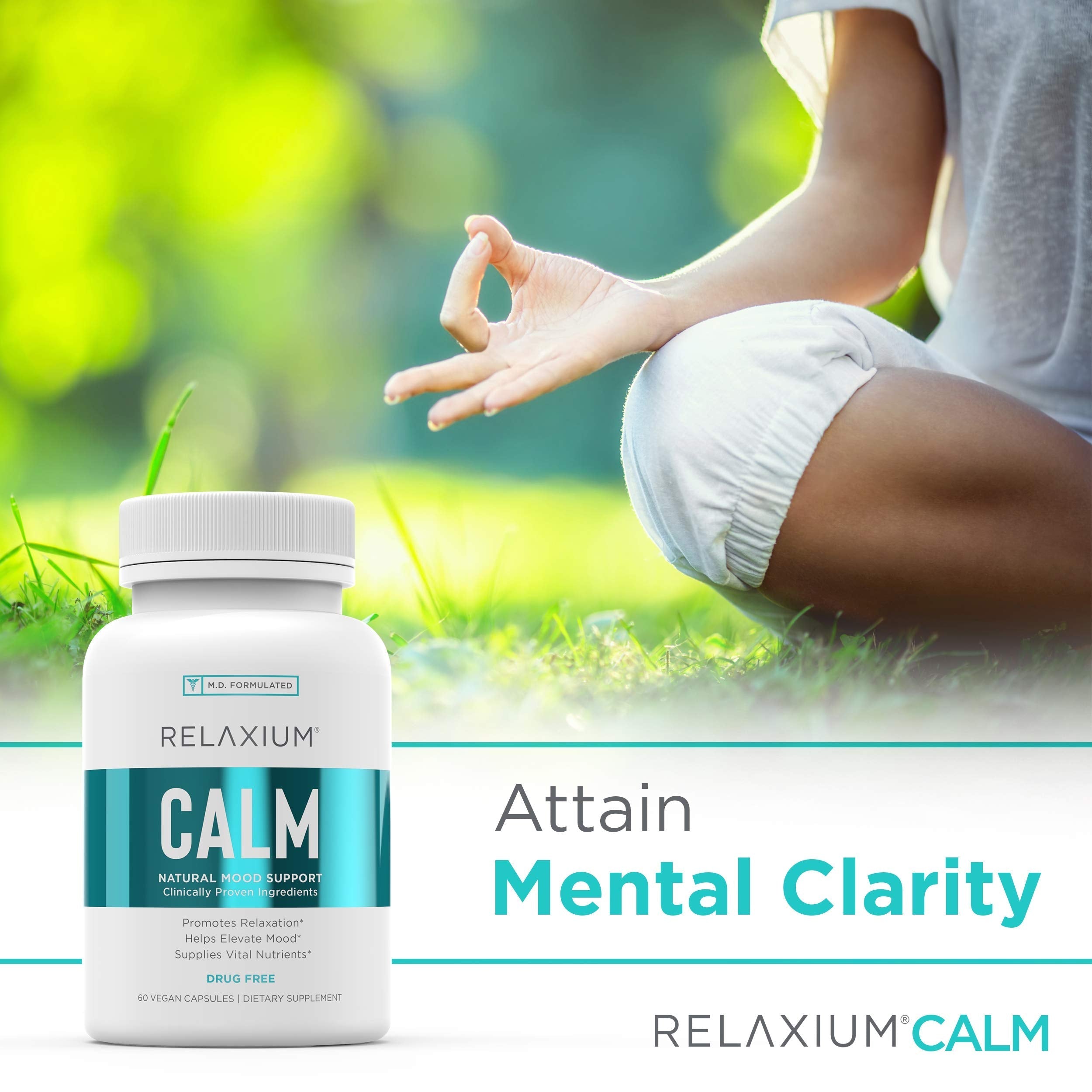 Relaxium Calm, Non-Habit Forming, Stress & Mood Support Supplement RelaxiumBuy Supplements Australia