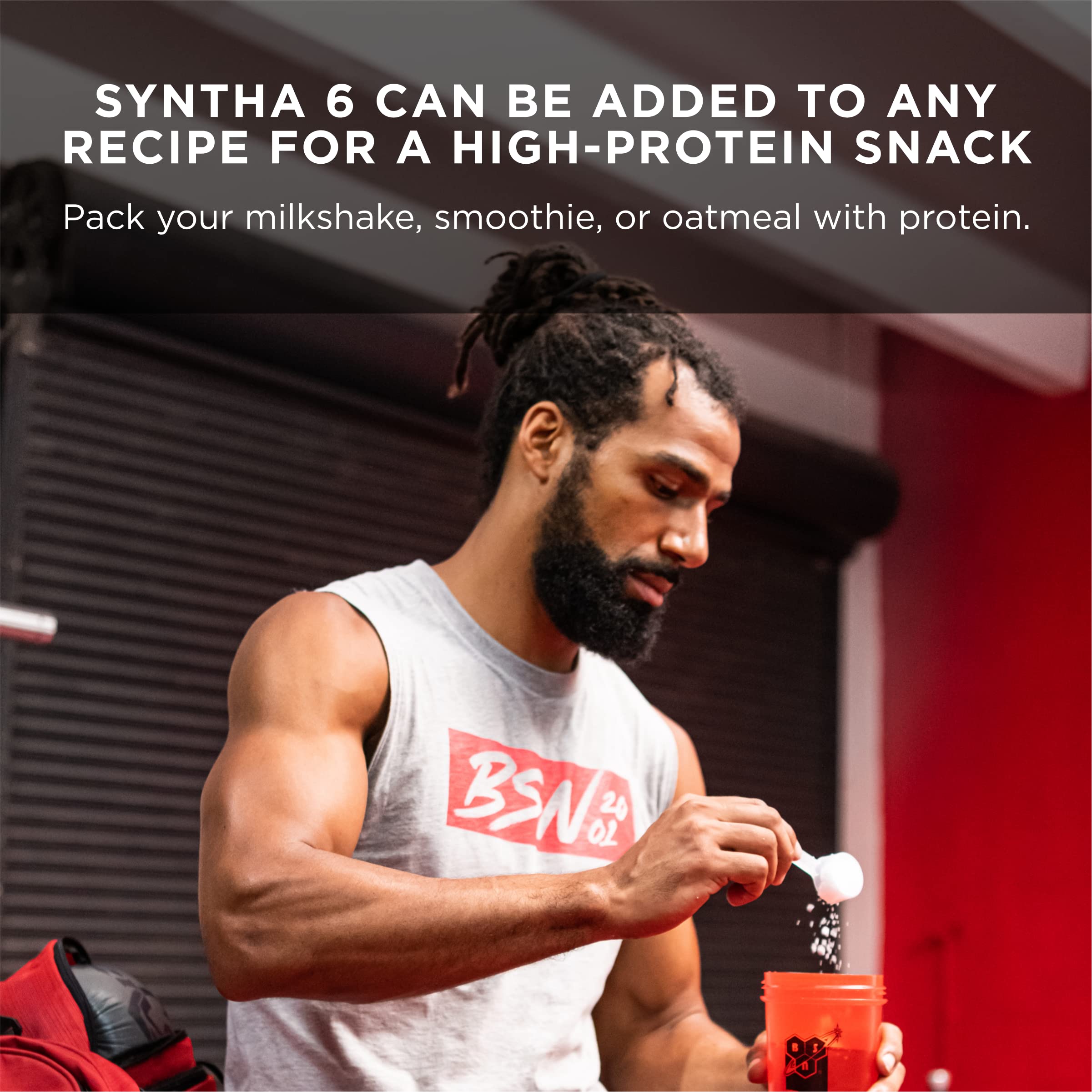 BSN SYNTHA-6 Whey Protein Powder, Strawberry Protein Powder with Micellar Casein BSNBuy Supplements Australia