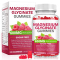 Magnesium Glycinate Gummies 600mg 120 Count - Sugar Free Magnesium Supplement - Supports for Sleep, Memory, Mood, Muscle, Relaxation, Heart & Bone Health BOIUOITIBuy Supplements Australia