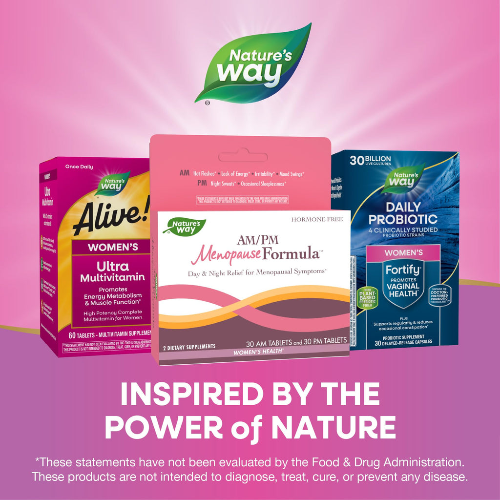 Nature's Way AM/ PM Menopause and Hot Flash Relief*, Hormone-Free Formulas Including Nature's WayBuy Supplements Australia