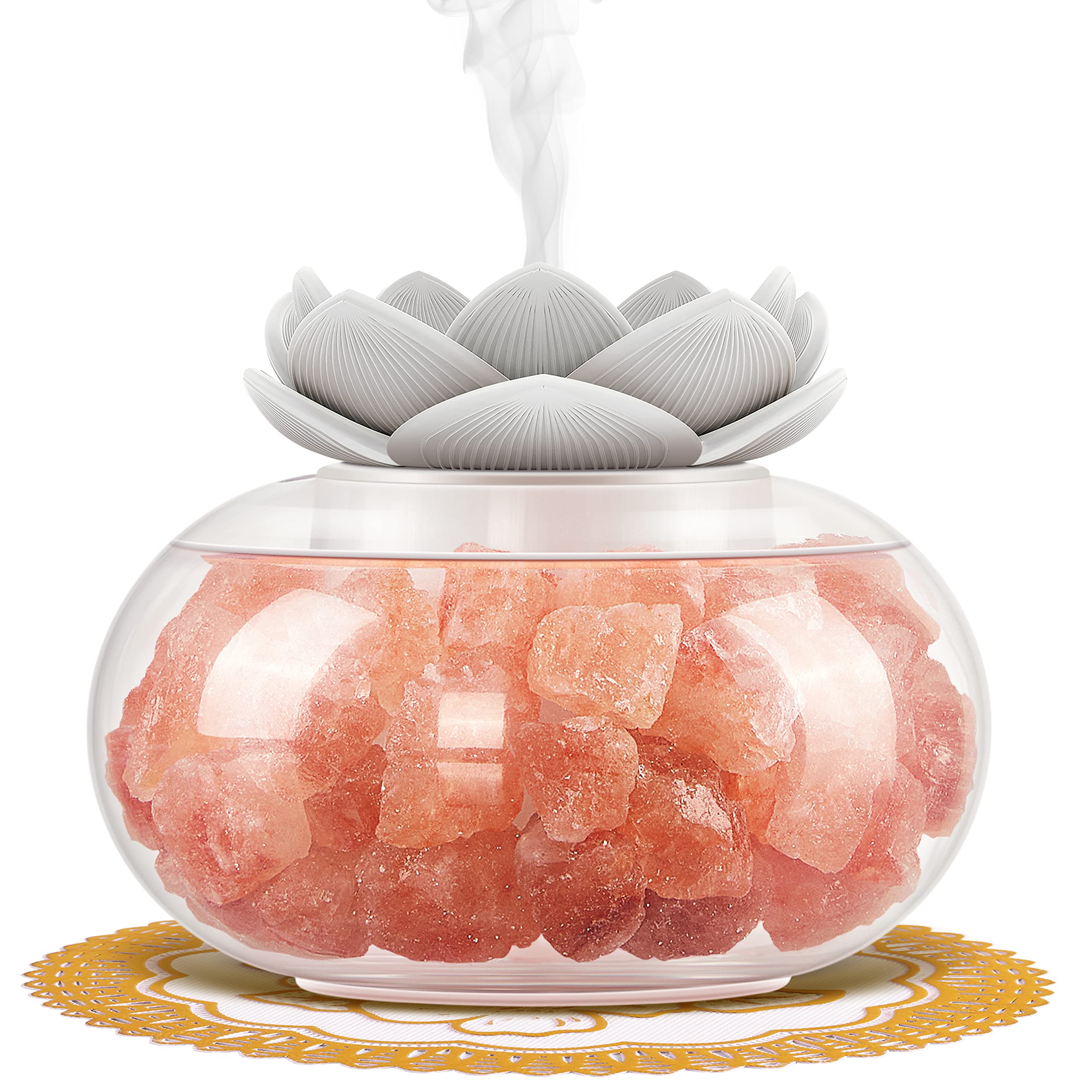 Essential Oil Diffusers Aromatherapy Diffuser: YeeQue Salt Lamp Diffuser for Home Bedroom Office