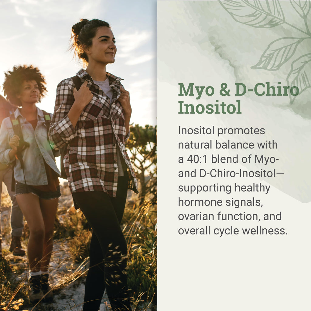 Earth Harmony Myo-Inositol & D-Chiro Inositol Supplement for Women, Ovarian & Hormone Balance for Women - Supports Normal Cycles, Fertility Supplement (120 Capsules) Earth Harmony NaturalsBuy Supplements Australia