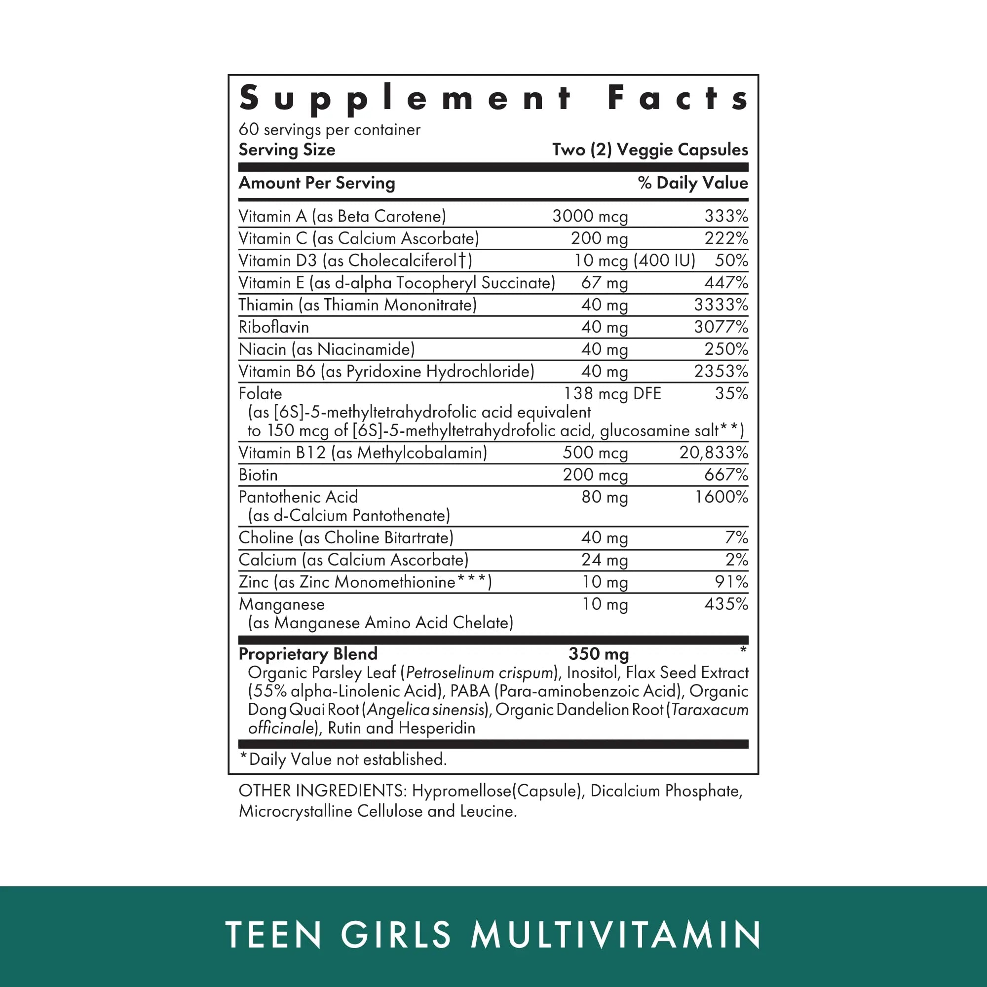 MICHAEL'S Health Naturopathic Programs Teen Girls Multivitamin - 120 Vegetarian Capsules - Nutrients for Healthy Growth & Development MICHAEL'SBuy Supplements Australia