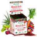MacroLife Naturals Miracle Reds Superfood Powder 19 Blended Fruit & Berry Polyphenols Enzymes Probiotics & Antioxidants Supplement - Raw Non-GMO & Vegan Whole Food Vitamins - 12 Packet Servings MacroLife NaturalsBuy Supplements Australia