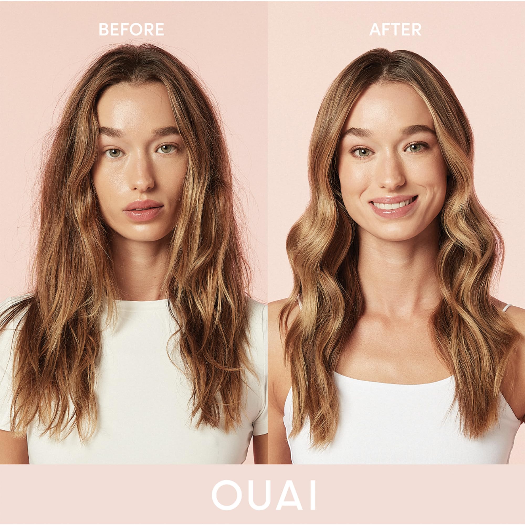 OUAI Anti Frizz Cream - Moisturizing Hair Cream with Frizz Control & Heat Protection - Provides Lasting Hydration with Jackfruit & Beetroot Extract - Paraben, Phthalate & Sulfate Free (6 oz) OUAIBuy Supplements Australia