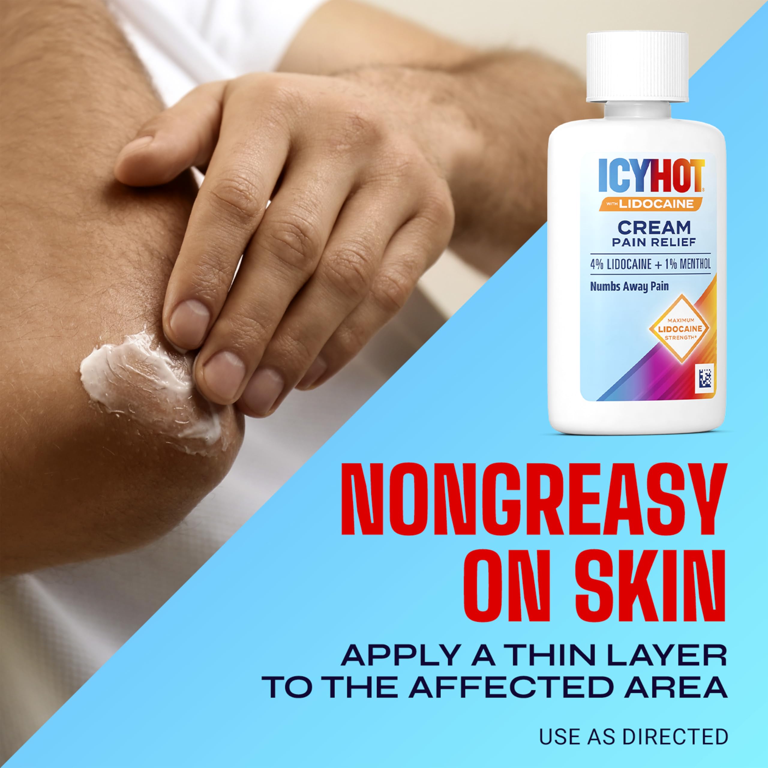 Icy Hot Max Strength Pain Relief Cream with Lidocaine Plus Menthol, 2.7 Ounces Icy HotBuy Supplements Australia