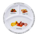 Bariatric Portion Control Nutritional Plates Weight Loss for Adults (2 Pack)
