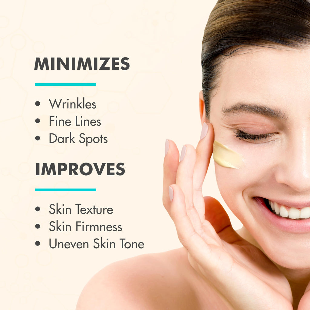 Ebanel Anti Aging Skincare Bundle of Retinol Moisturizer Cream with Collagen and Hyaluronic Acid Serum, Reduces Wrinkles, Hydrates, Firm and Smooth Skin Ebanel buy supplements Au