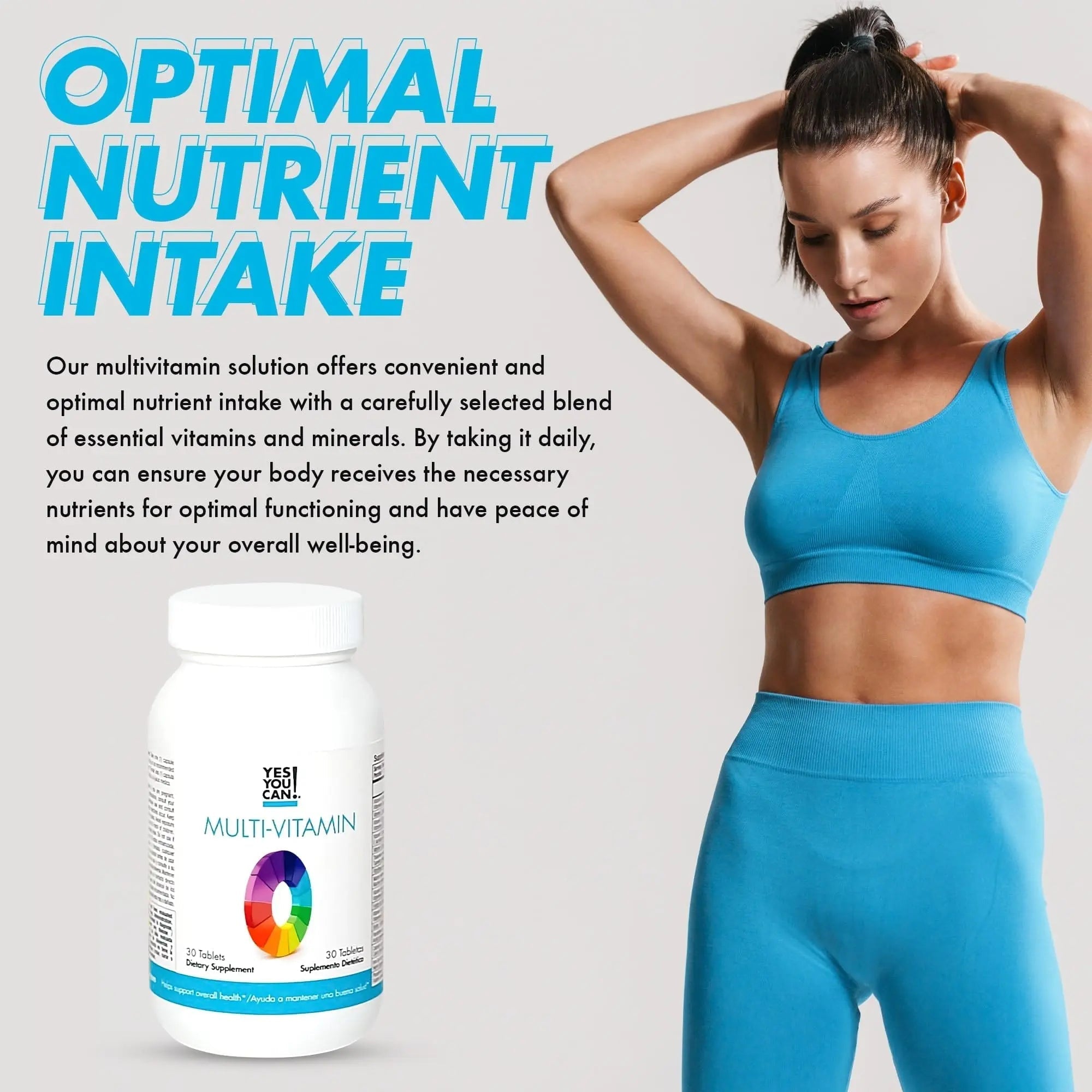 Yes You Can! Daily Multivitamins for Men and Women - Helps Assist Overall Health & Well-Being, Contains Antioxidants Yes You Can!