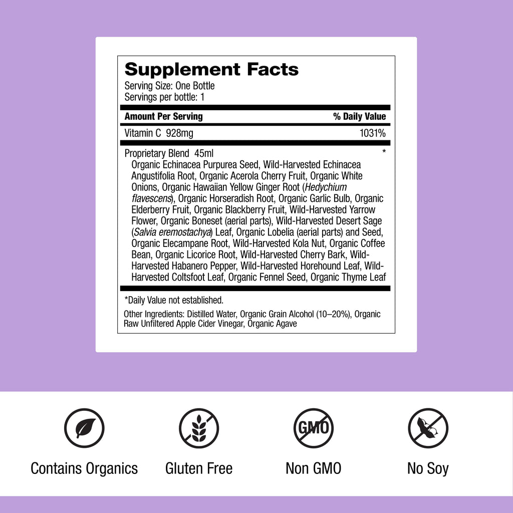 Dr. Schulze's Herbal Shot | Organic Extract | Gluten-Free & Non-GMO for Immune System Support | Total 9 Fl. Oz. | 6 Servings Dr. Schulze'sBuy Supplements Australia