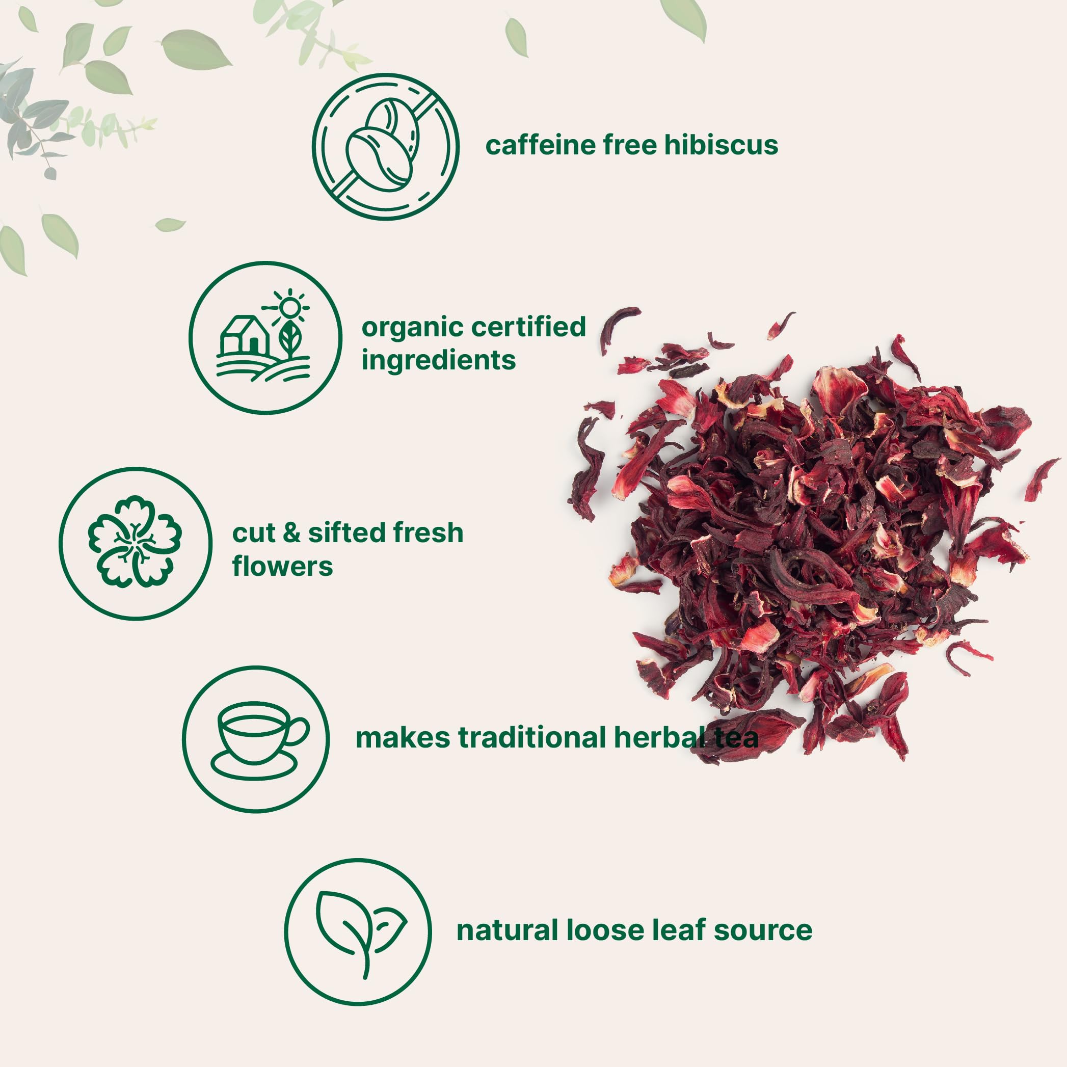 Organic Hibiscus Flowers, 2lbs | Flor de Jamaica, Loose Leaf Flower Source Micro IngredientsBuy Supplements Australia
