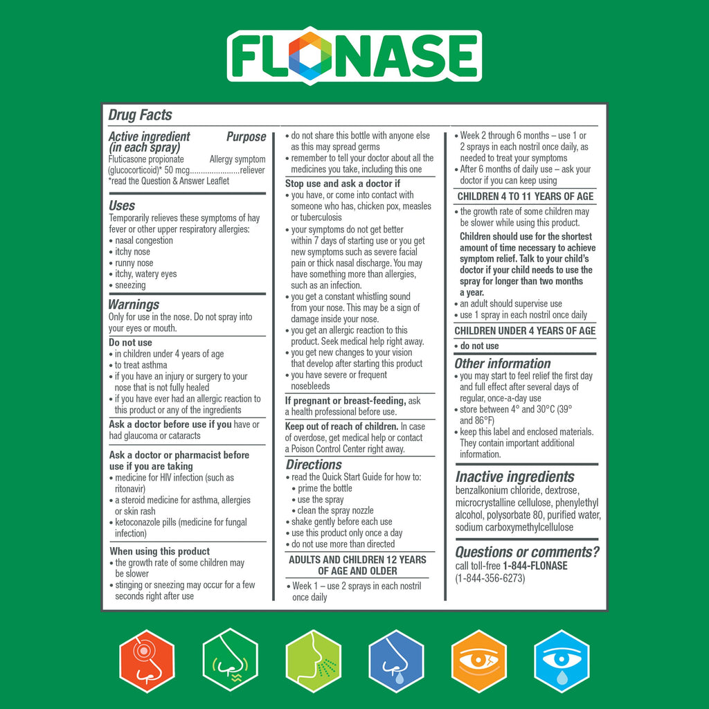 Flonase Allergy Relief Nasal Spray, 24 Hour Non Drowsy Allergy Medicine, Metered Nasal Spray - 72 Sprays - Fall and Seasonal Allergy Relief Flonase buy supplements Au
