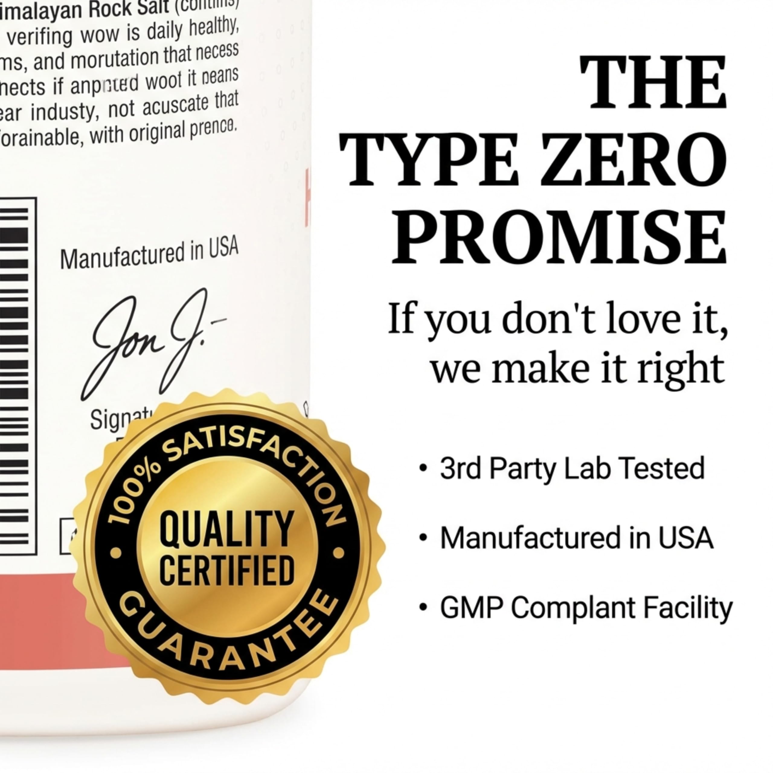 Type Zero Himalayan Rock Salt Capsules (120 Capsules) (1000mg per Serving) Type ZeroBuy Supplements Australia