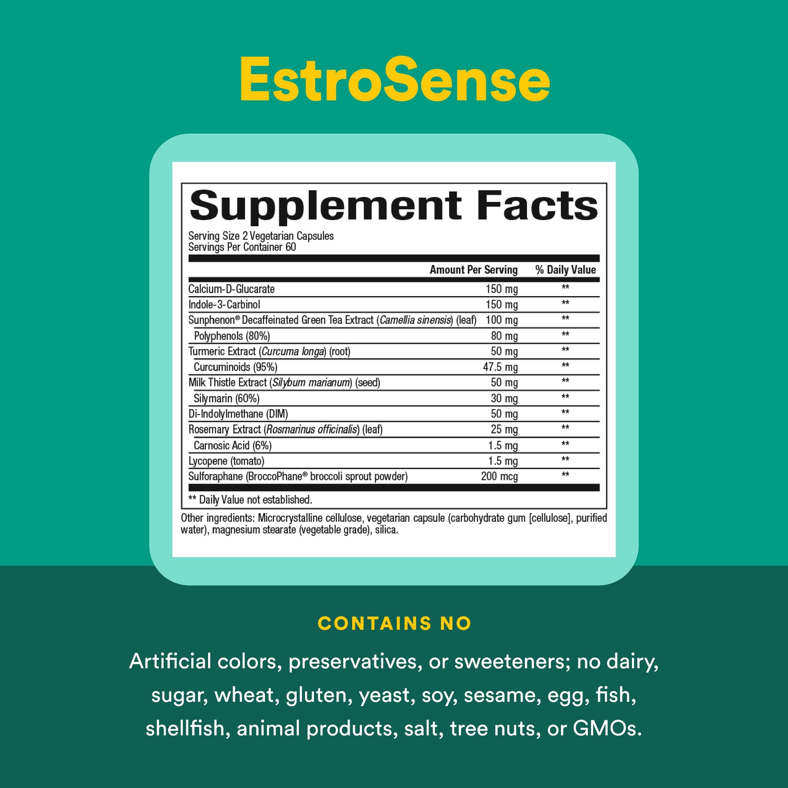 Natural Factors WomenSense EstroSense - Daily Hormonal Balance Support Supplement - Supports Healthy Menstration & Menopause - Non-GMO Natural Supplement - 120 Vegetarian Capsules (60 Servings) Natural FactorsBuy Supplements Australia
