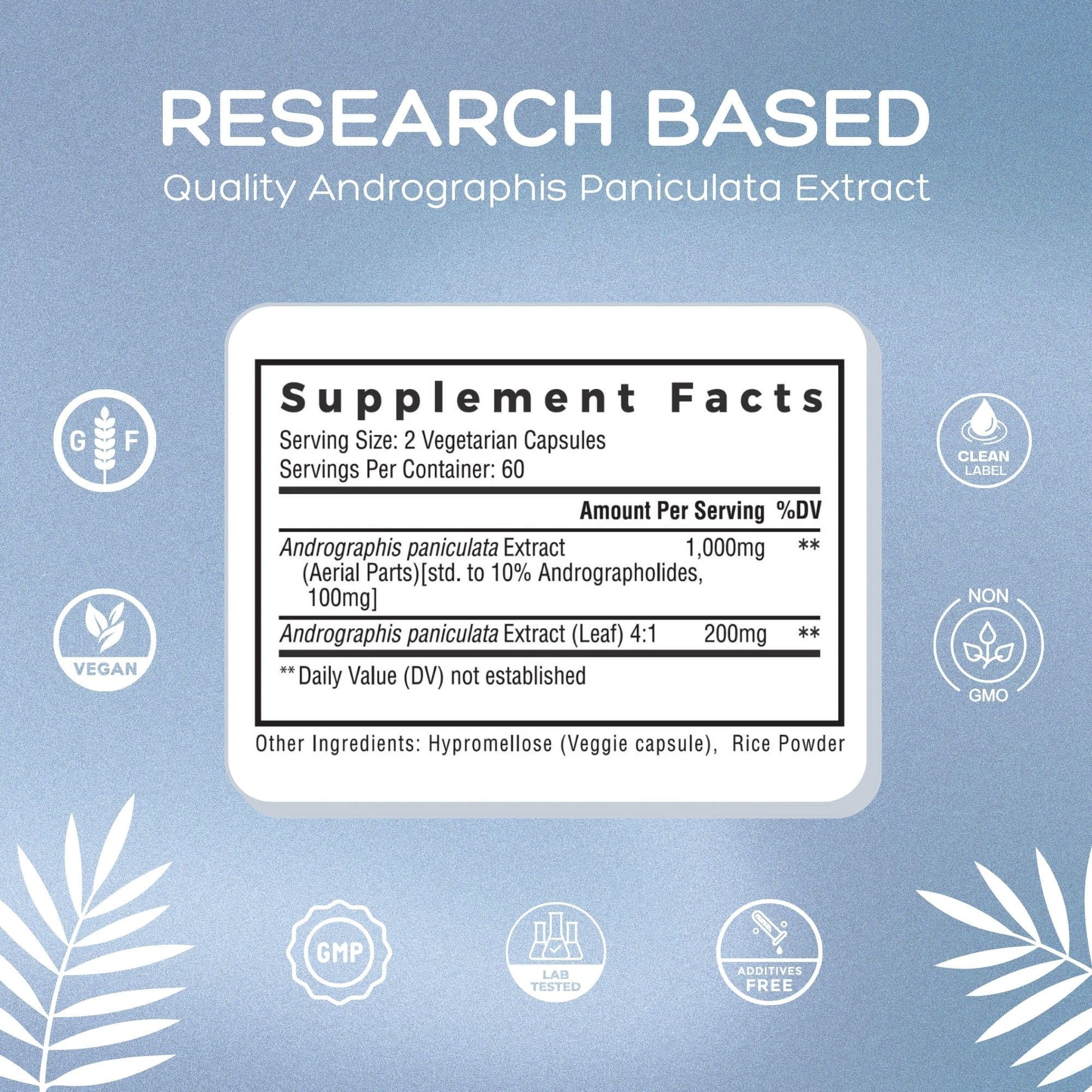 Natural Cure Labs Premium Andrographis Paniculata Extract 1,200mg – 100mg Standardized Andrographolides – Vegan Immune & Digestive Support Capsules – Non-GMO, Gluten-Free, Herbal Dietary Supplement Natural Cure Labs buy supplements Au