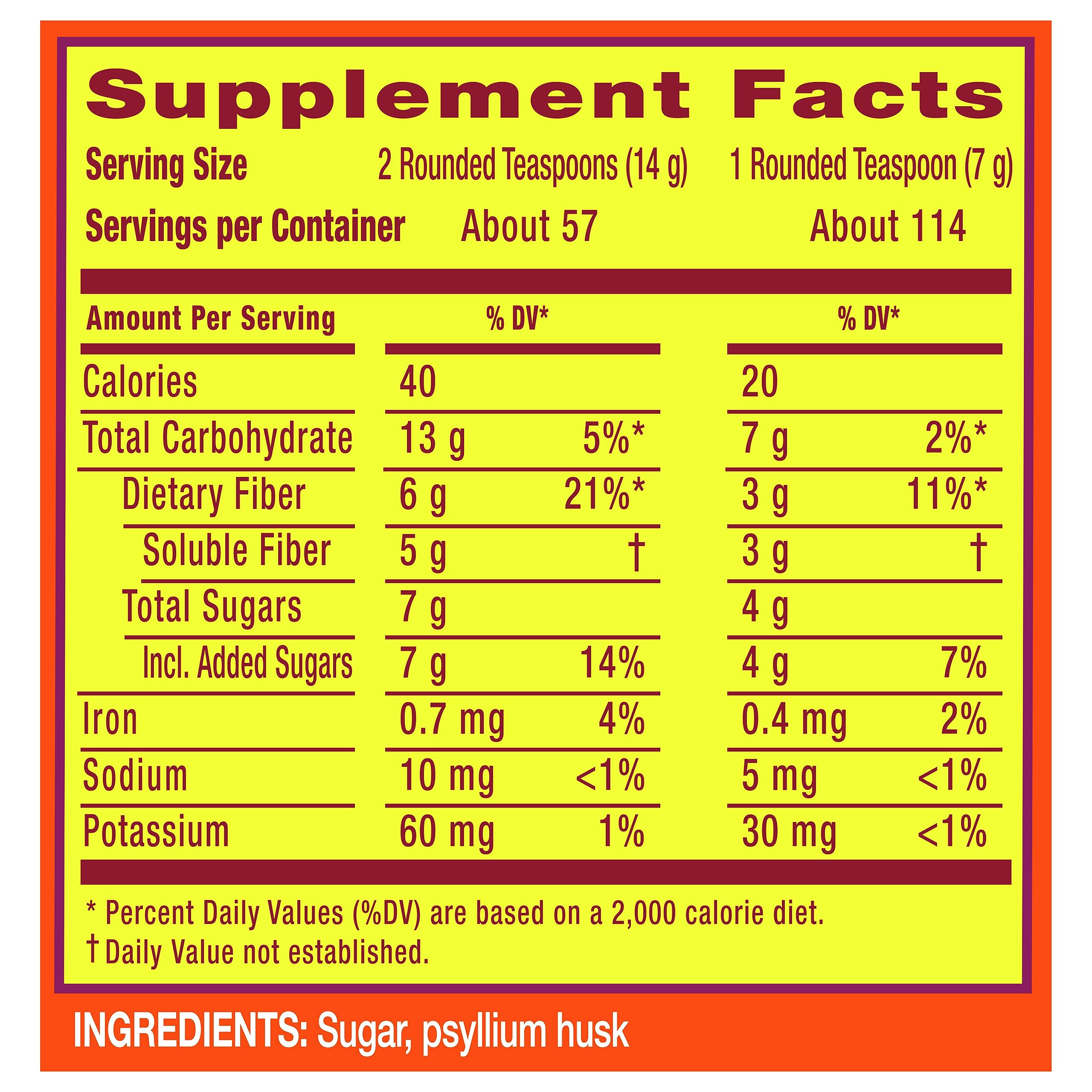 Metamucil, Daily Psyllium Husk Powder Supplement with Real Sugar, 4-in-1 Fiber MetamucilBuy Supplements Australia