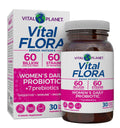 Vital Planet - Vital Flora Women’s Daily Probiotic 60 Billion CFU, 60 Diverse Strains, 7 Organic Prebiotics, Vaginal and Immune Support, Bloating, Digestive Health Probiotics for Women 30 Capsules Vital PlanetBuy Supplements Australia