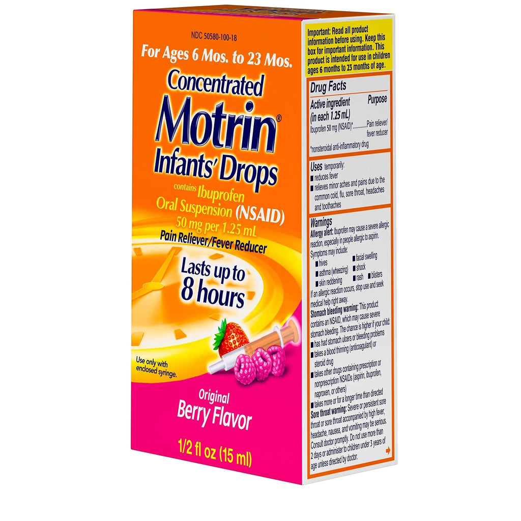 Concentrated Motrin Aspirin, 0.5 Fluid Ounce MotrinBuy Supplements Australia