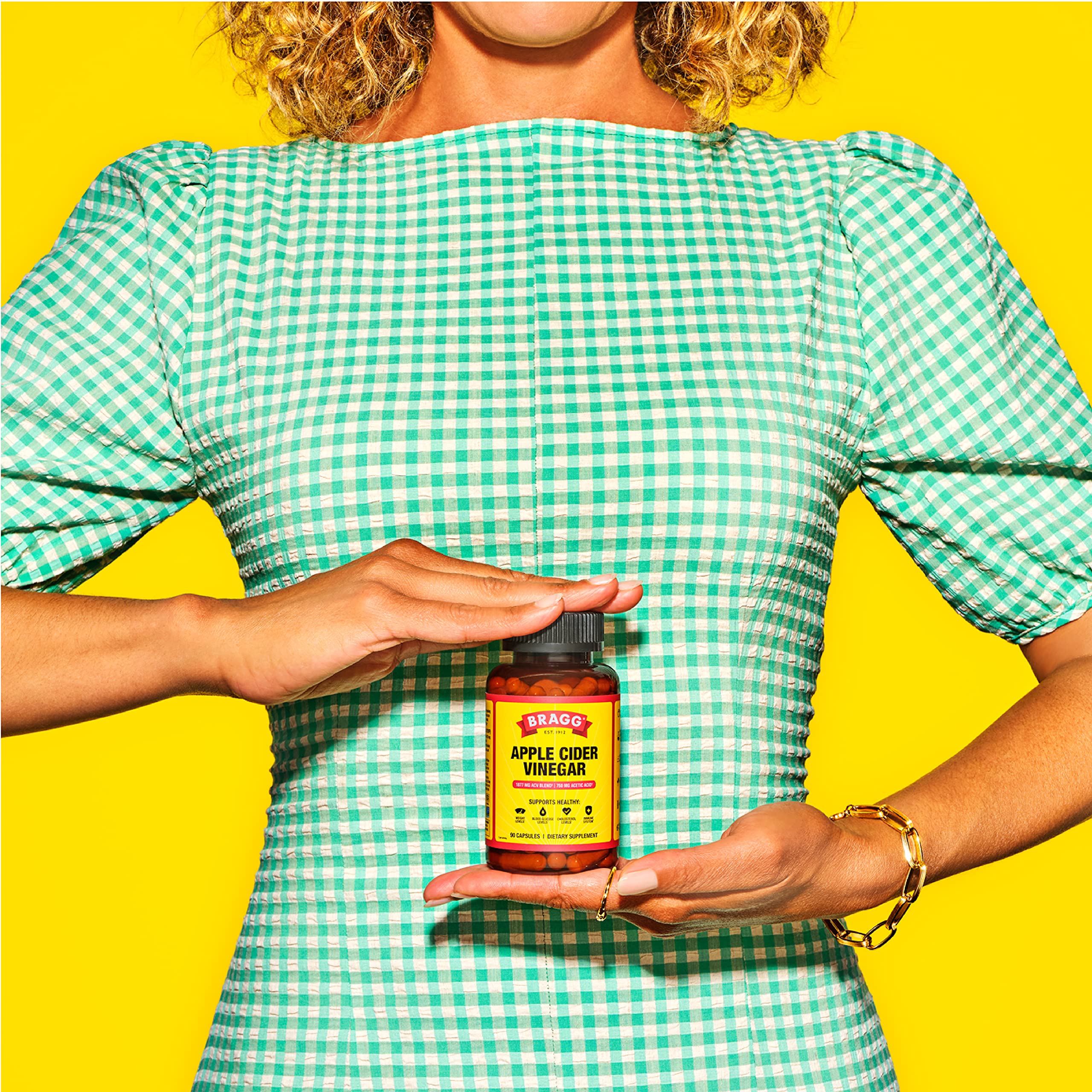 Bragg Apple Cider Vinegar Capsules - Vitamin D3 & Zinc - 750mg of Acetic Acid – Immune BraggBuy Supplements Australia
