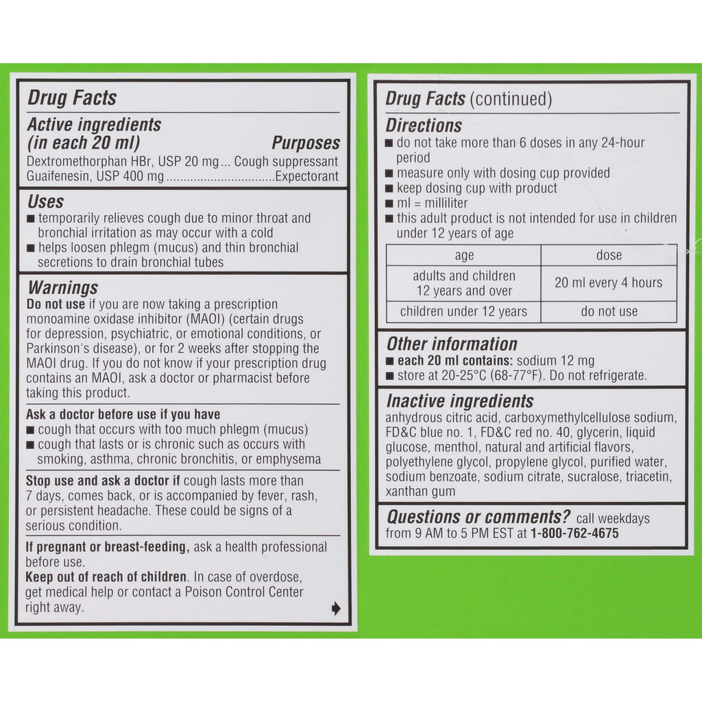Robitussin Adult Maximum Strength Cough + Chest Congestion DM Max (8 fl. oz. Bottle), Cough Suppressant & Expectorant, Raspberry Flavor Robitussin buy supplements Au