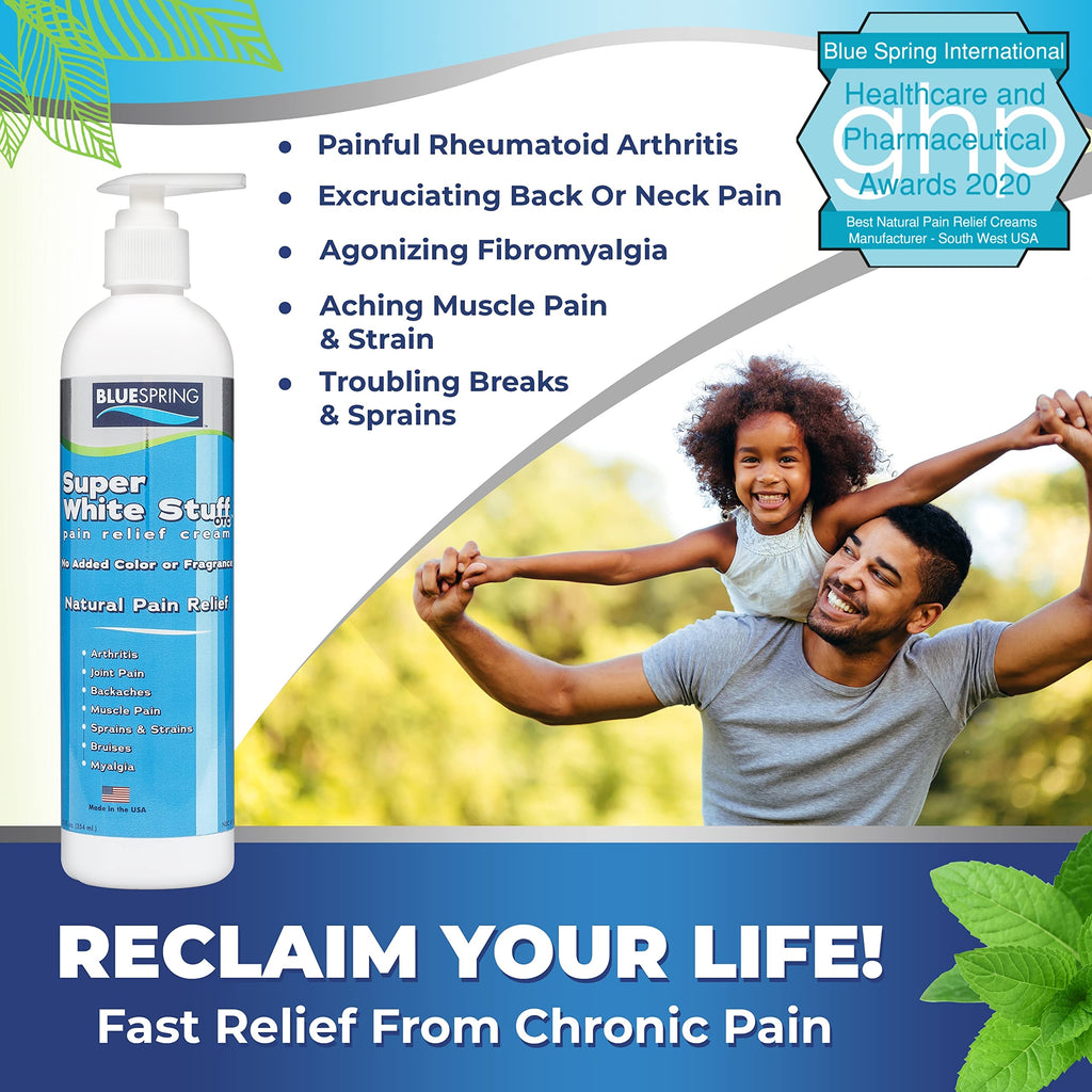 Emu Therapy Super White Stuff OTC 12-oz. Pump Bottle - Natural, Made in USA, Paraben-Free, Works in As Little As 5 Minutes for Joint/Muscle Pain, Backaches, Sprains/Strains, Bruises & More Emu TherapyBuy Supplements Australia