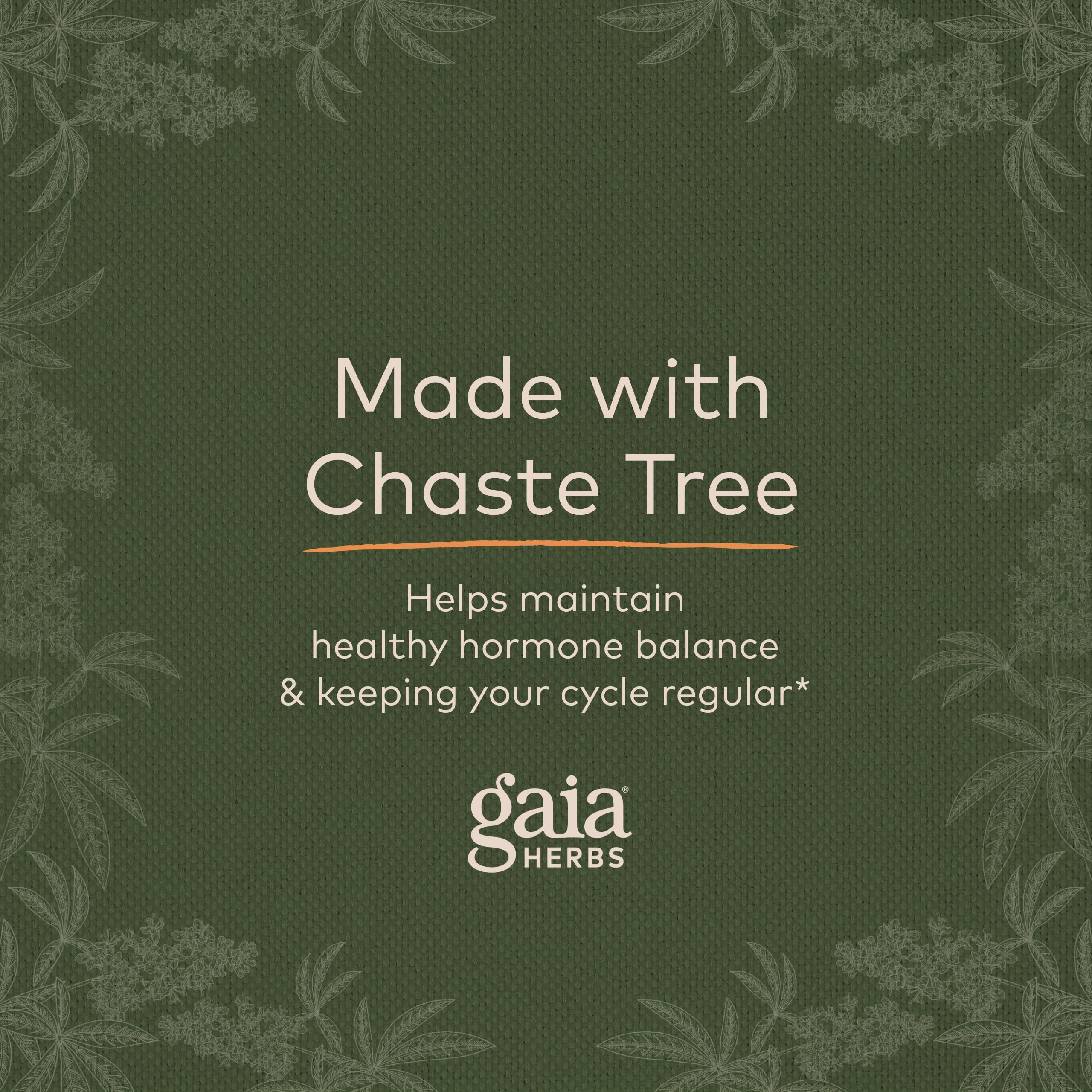 Gaia Herbs, Vitex Berry Vegan Liquid Phyto Capsules - PMS Support Supplement, Chaste Tree berry Gaia HerbsBuy Supplements Australia