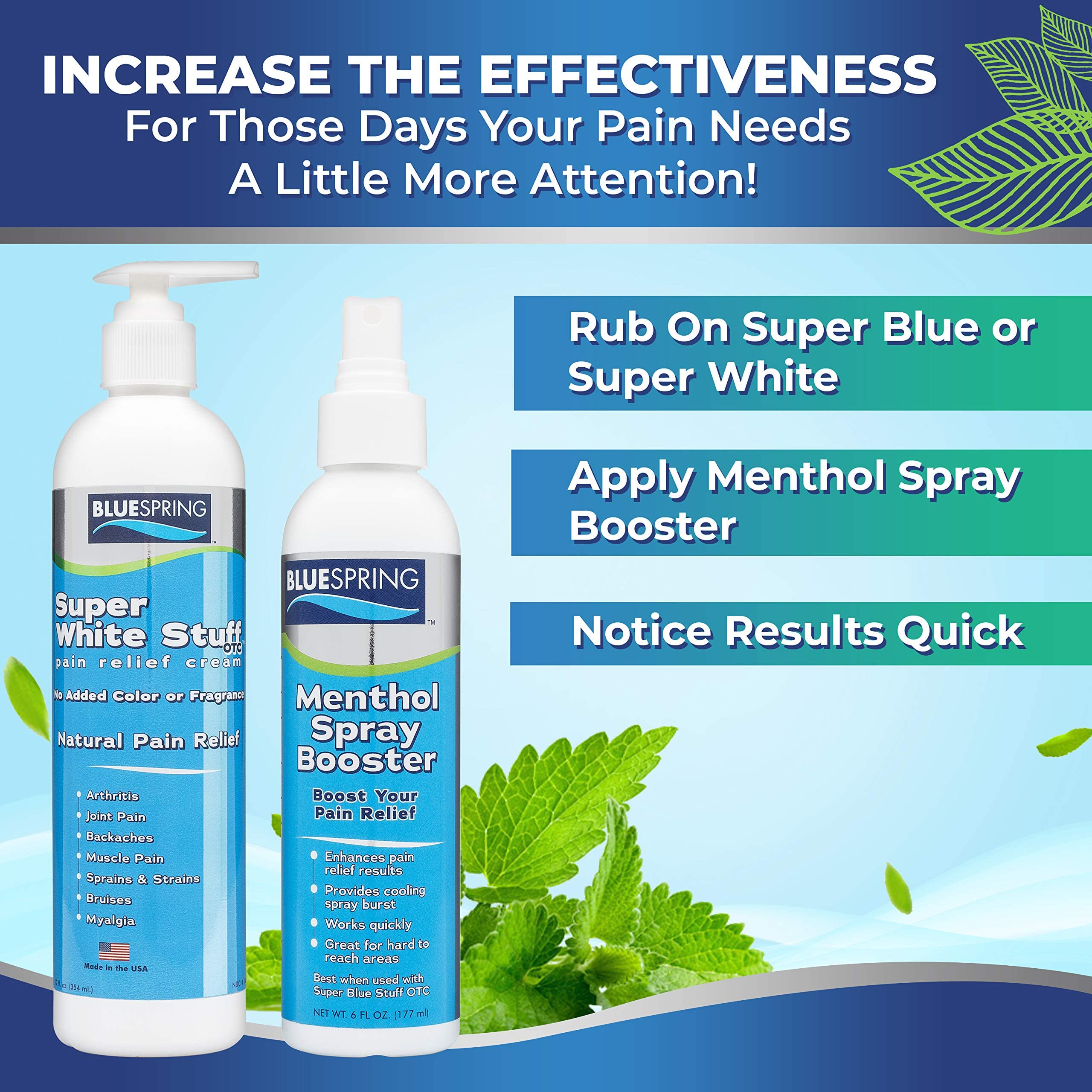 Emu Therapy Super White Stuff OTC 12-oz. Pump Bottle - Natural, Made in USA, Paraben-Free, Works in As Little As 5 Minutes for Joint/Muscle Pain, Backaches, Sprains/Strains, Bruises & More Emu TherapyBuy Supplements Australia