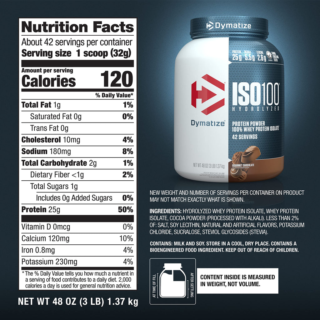 Dymatize ISO100 Hydrolyzed Protein Powder, 100% Whey Isolate Protein, 25g of Protein DymatizeBuy Supplements Australia