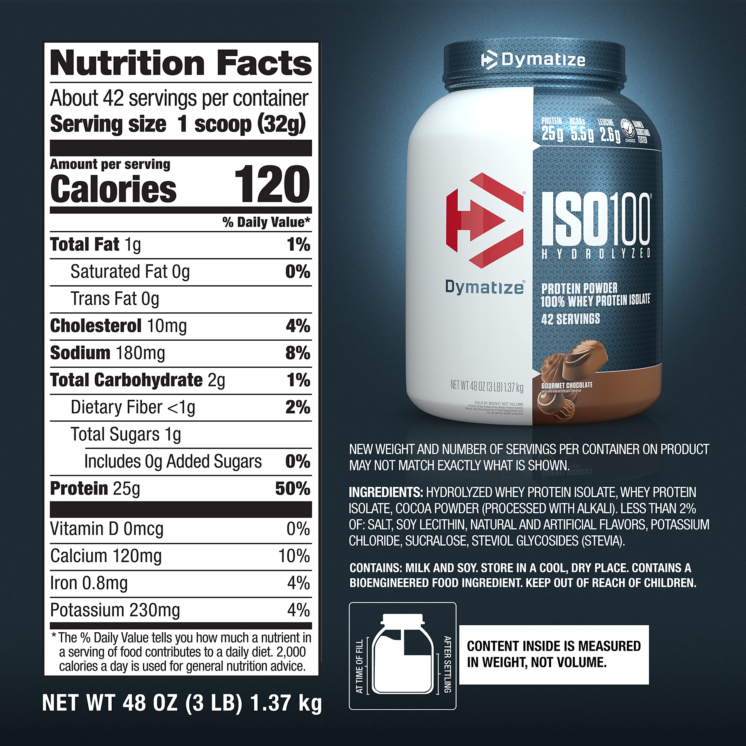 Dymatize ISO100 Hydrolyzed Protein Powder, 100% Whey Isolate Protein, 25g of Protein DymatizeBuy Supplements Australia