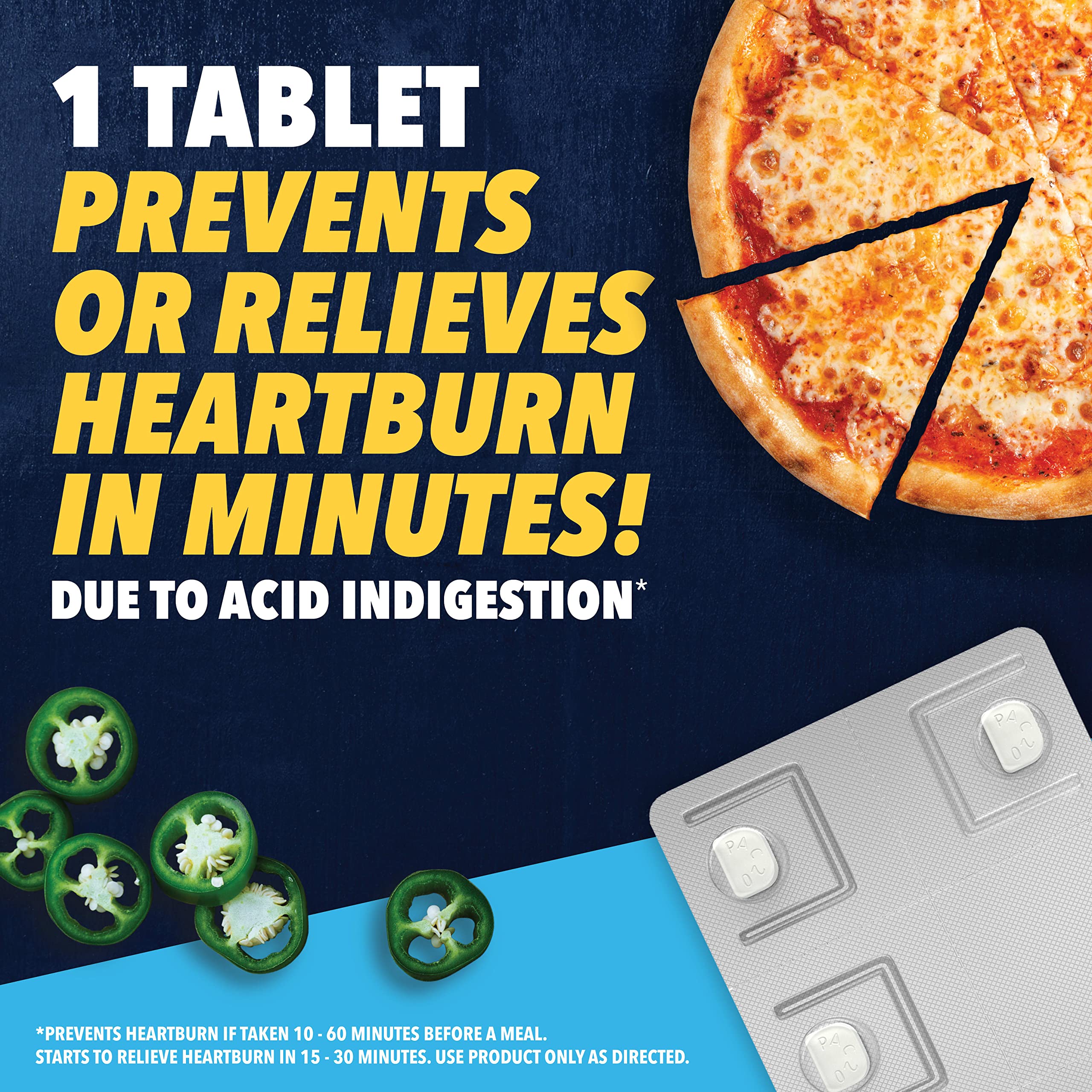 Pepcid AC Maximum Strength Heartburn Relief Tablets, OTC Medicine Prevents & Relieves Heartburn & Acid Reflux Due to Acid Indigestion, 20mg Famotidine Acid Reducer, Fast-Acting, 25 ct Pepcid buy supplements Au