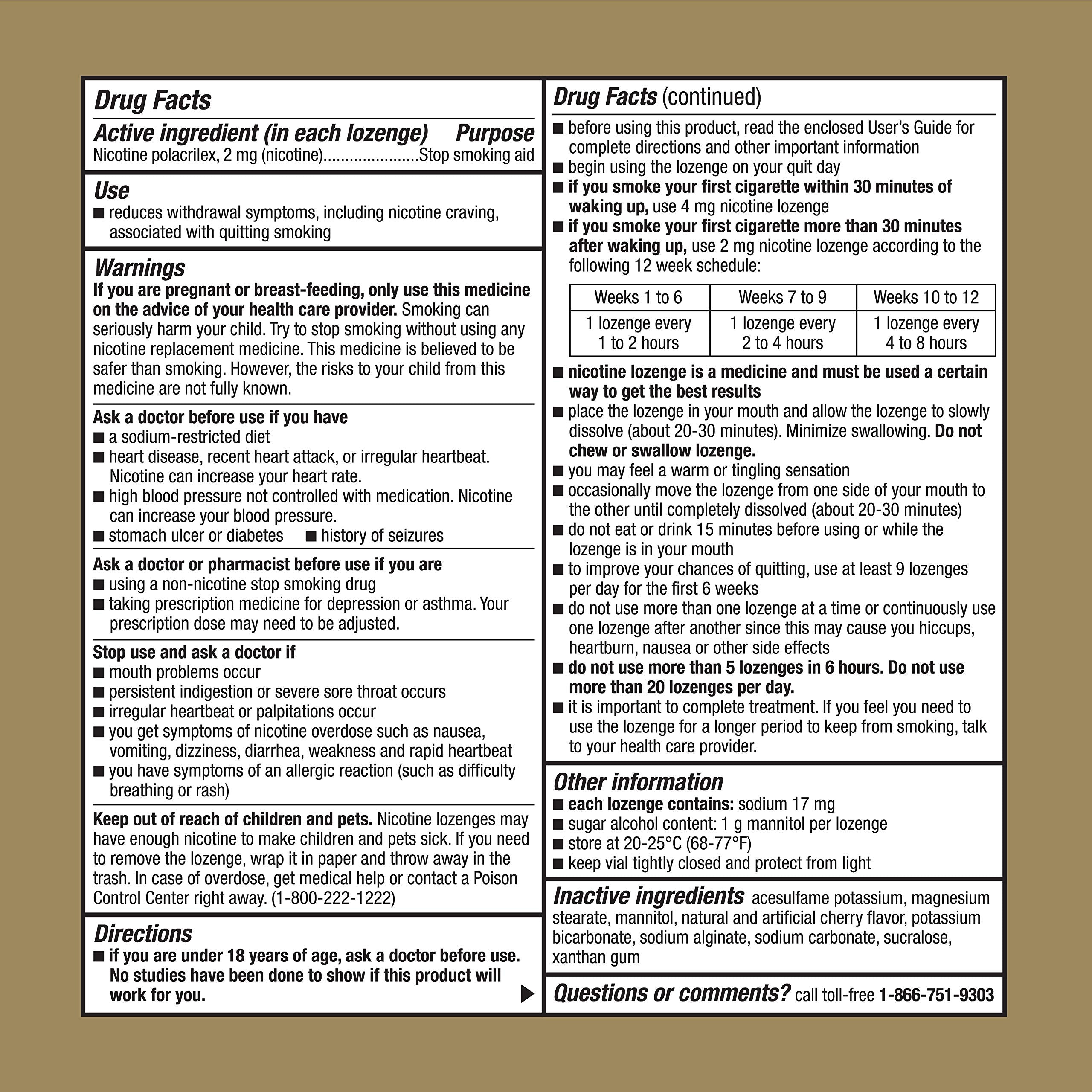 GoodSense Nicotine Polacrilex Lozenge, 2 mg (nicotine), Stop Smoking Aid GoodSenseBuy Supplements Australia