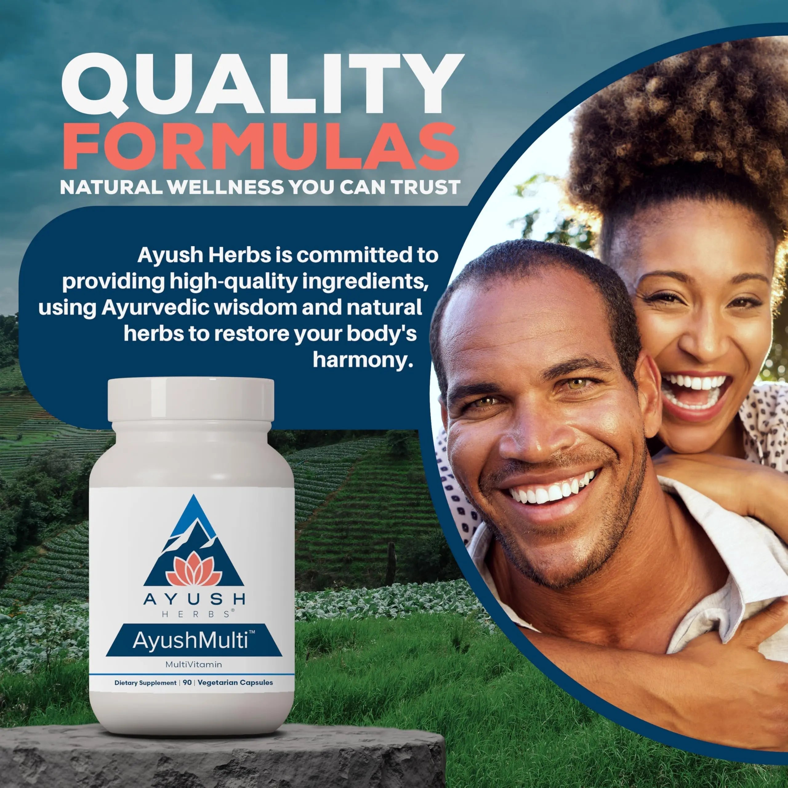 Ayush Herbs Ayush Multi - Multi Vitamin Capsules, Multivitamin with Iodine & Zinc for Men & Women Ayush Herbs